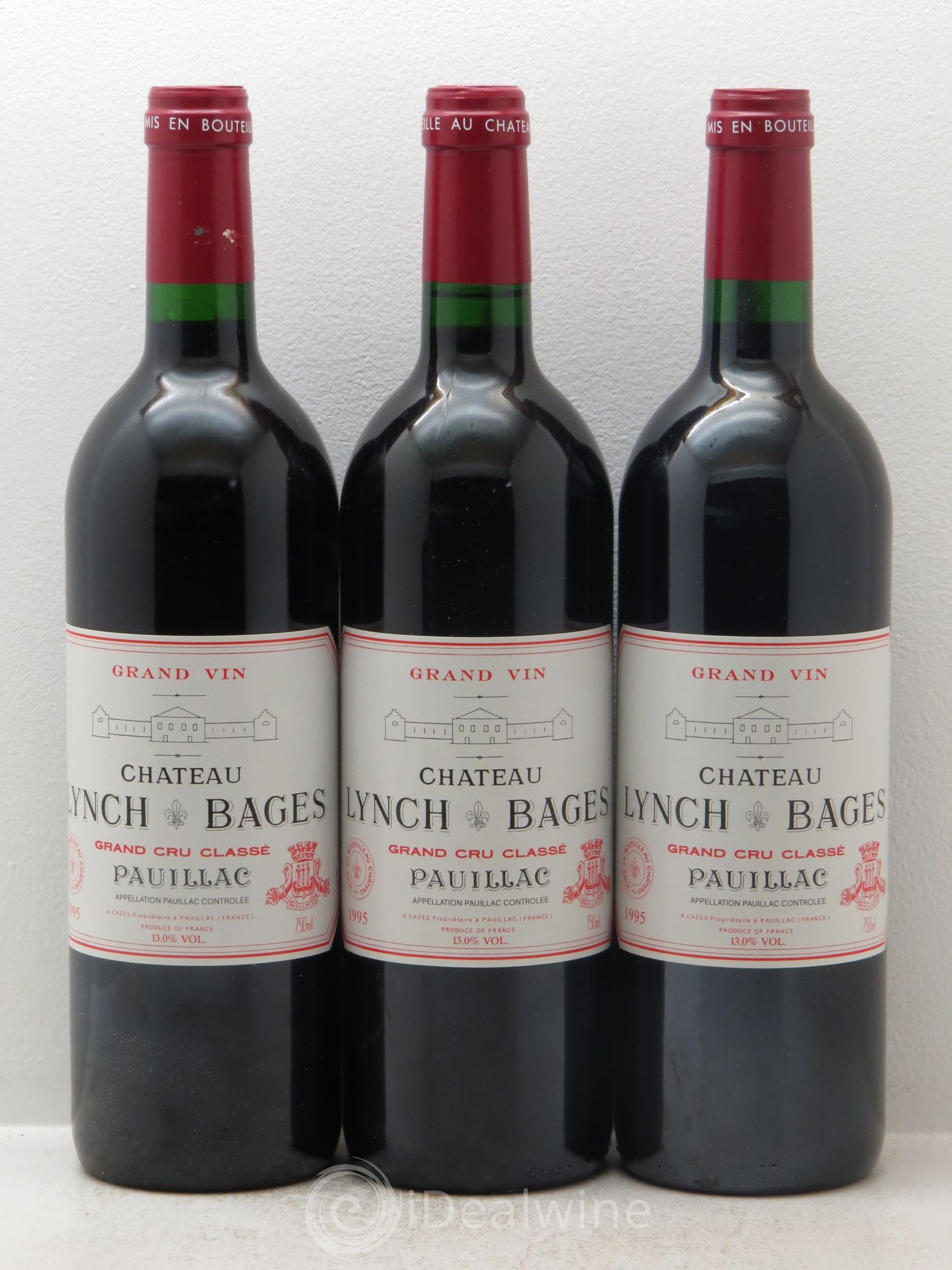 Château Lynch Bages 5ème Grand Cru Classé 1995 - Lot de 12 bouteilles - 4