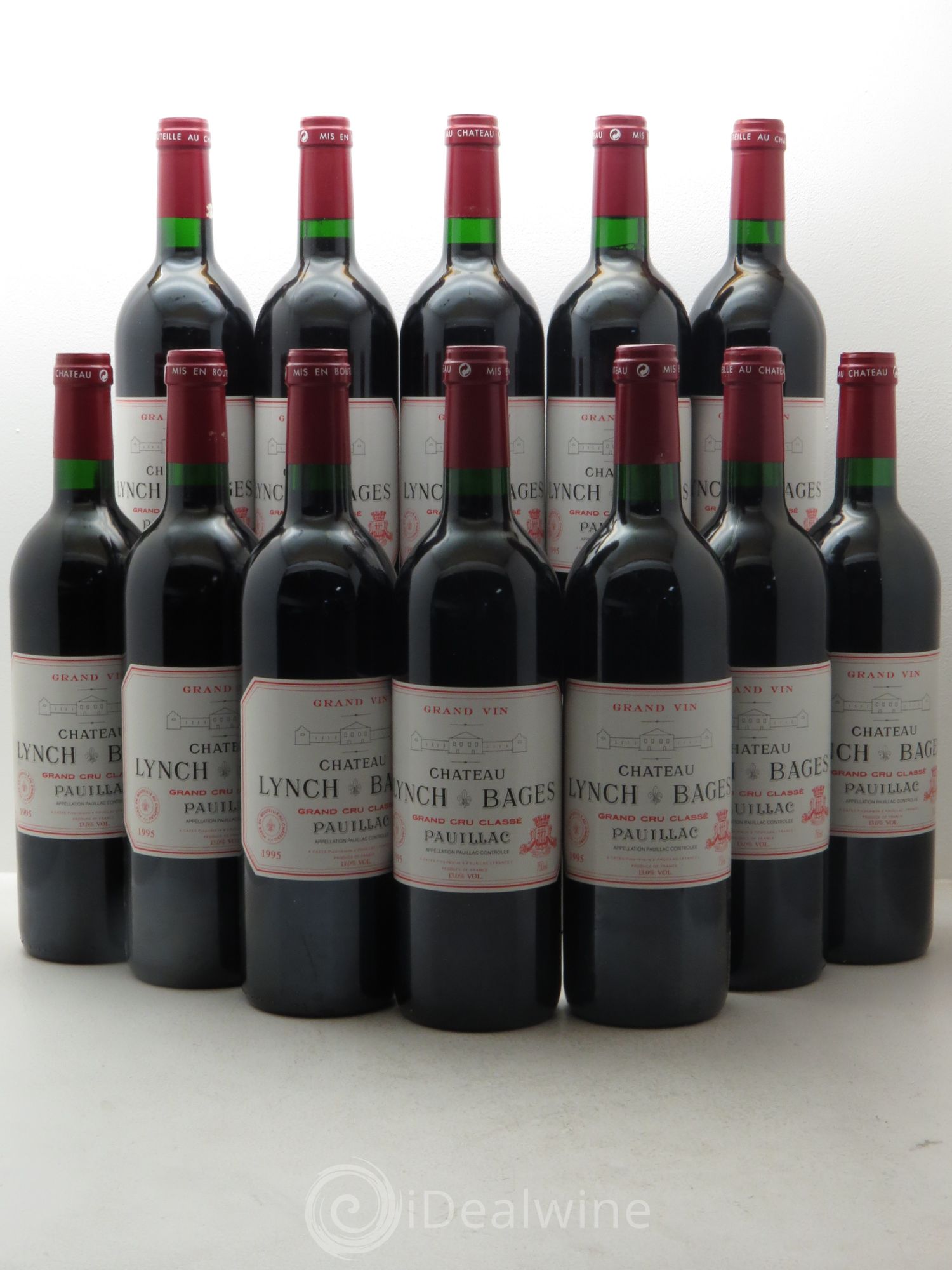 Château Lynch Bages 5ème Grand Cru Classé 1995 - Lot de 12 bouteilles - 0