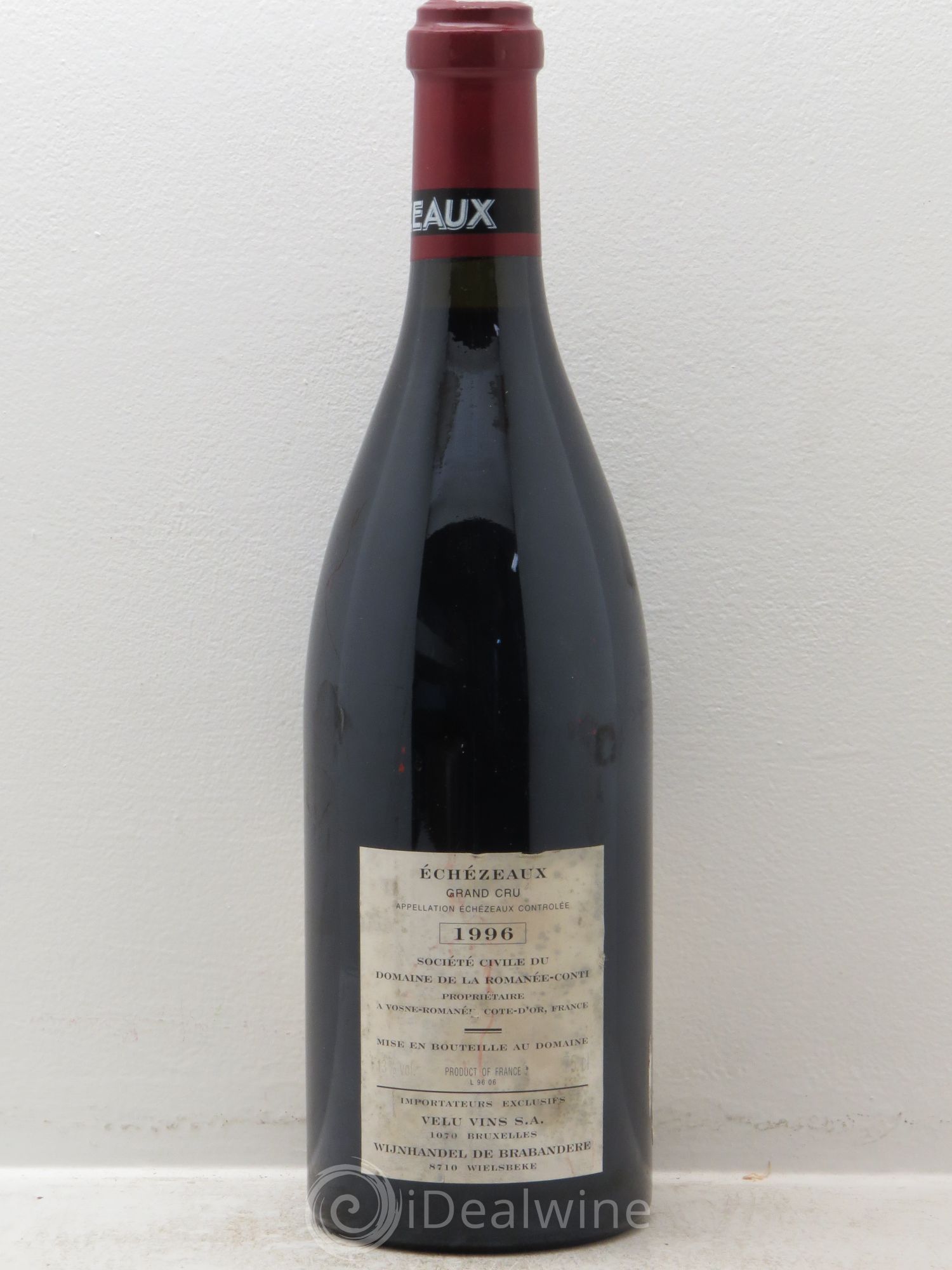 Echezeaux Grand Cru Domaine de la Romanée-Conti 1996 - Lot de 1 bouteille - 1