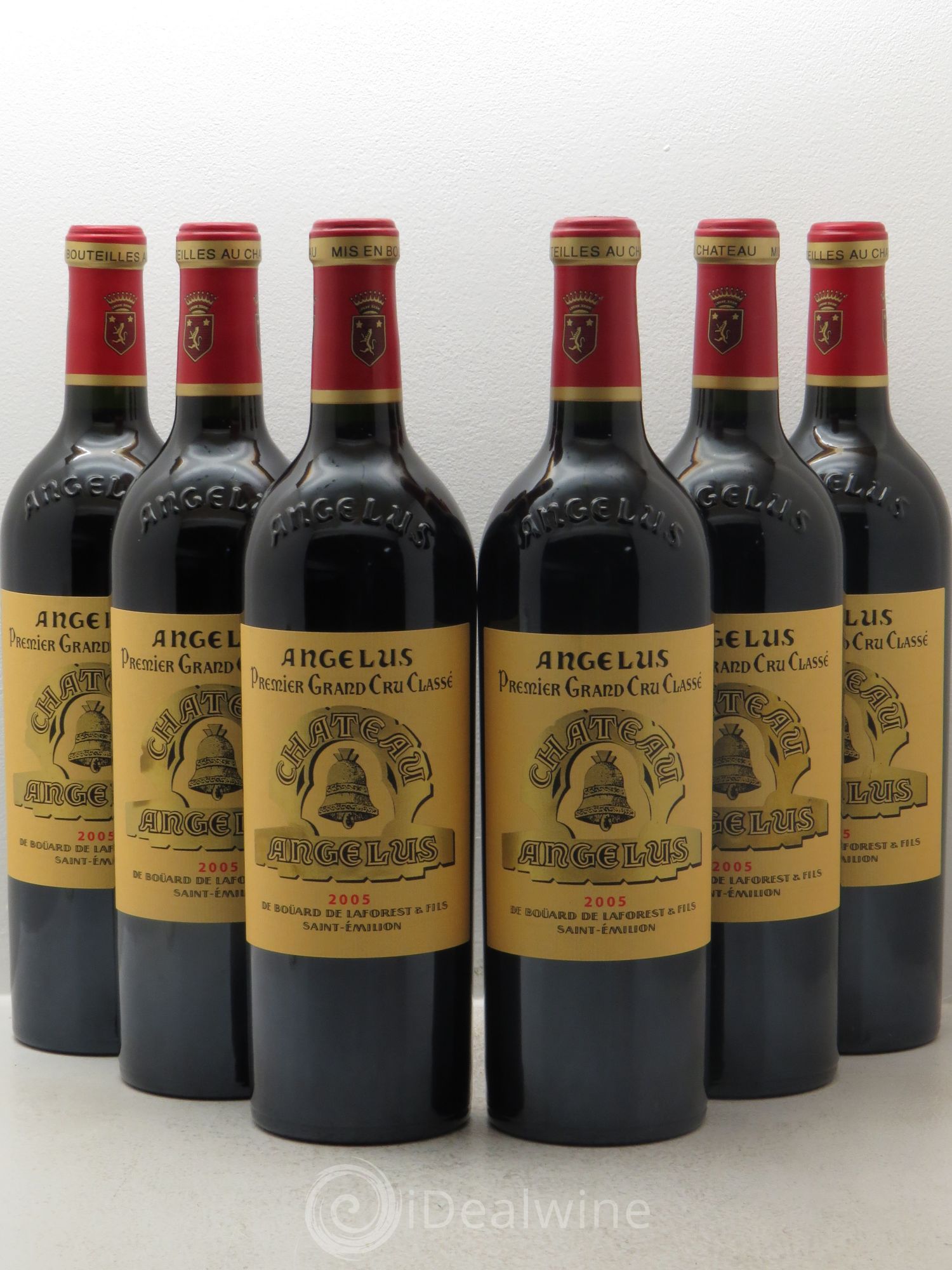 Château Angélus 1er Grand Cru Classé A 2005 - Lot de 6 bouteilles - 0