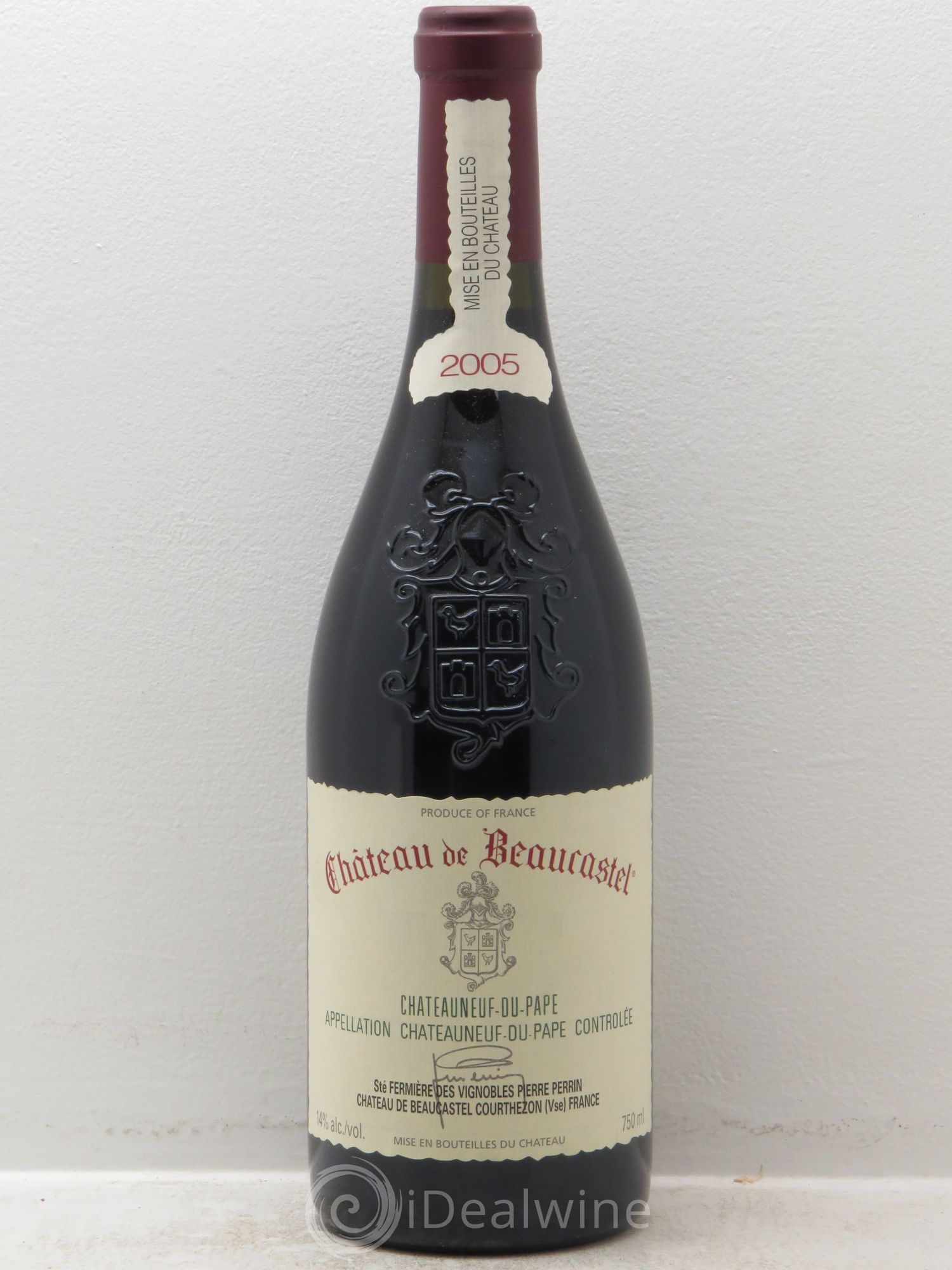 Châteauneuf-du-Pape Château de Beaucastel Famille Perrin 2005 - Lot de 1 bouteille - 0