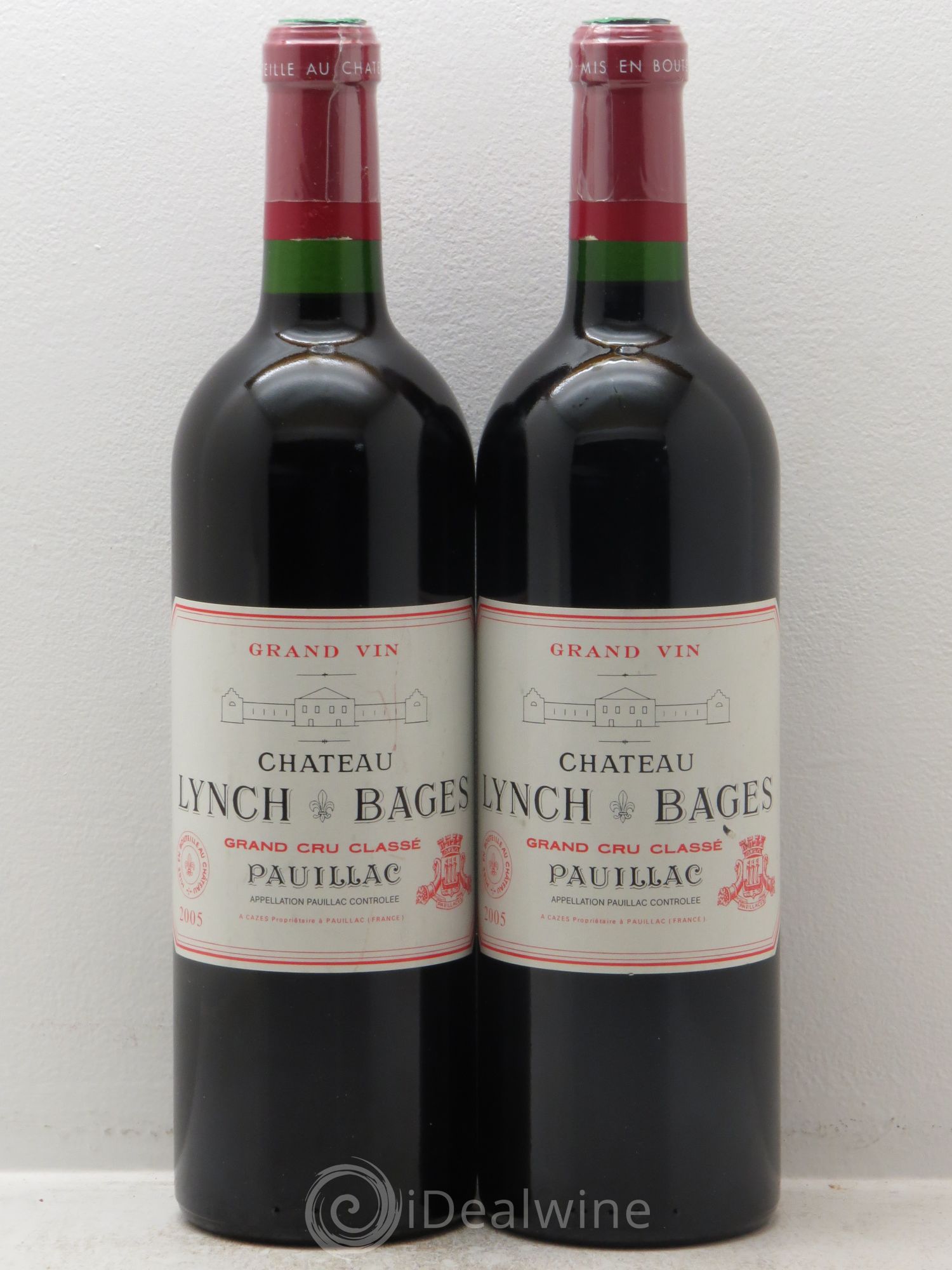 Château Lynch Bages 5ème Grand Cru Classé 2005 - Lot de 2 bouteilles - 0