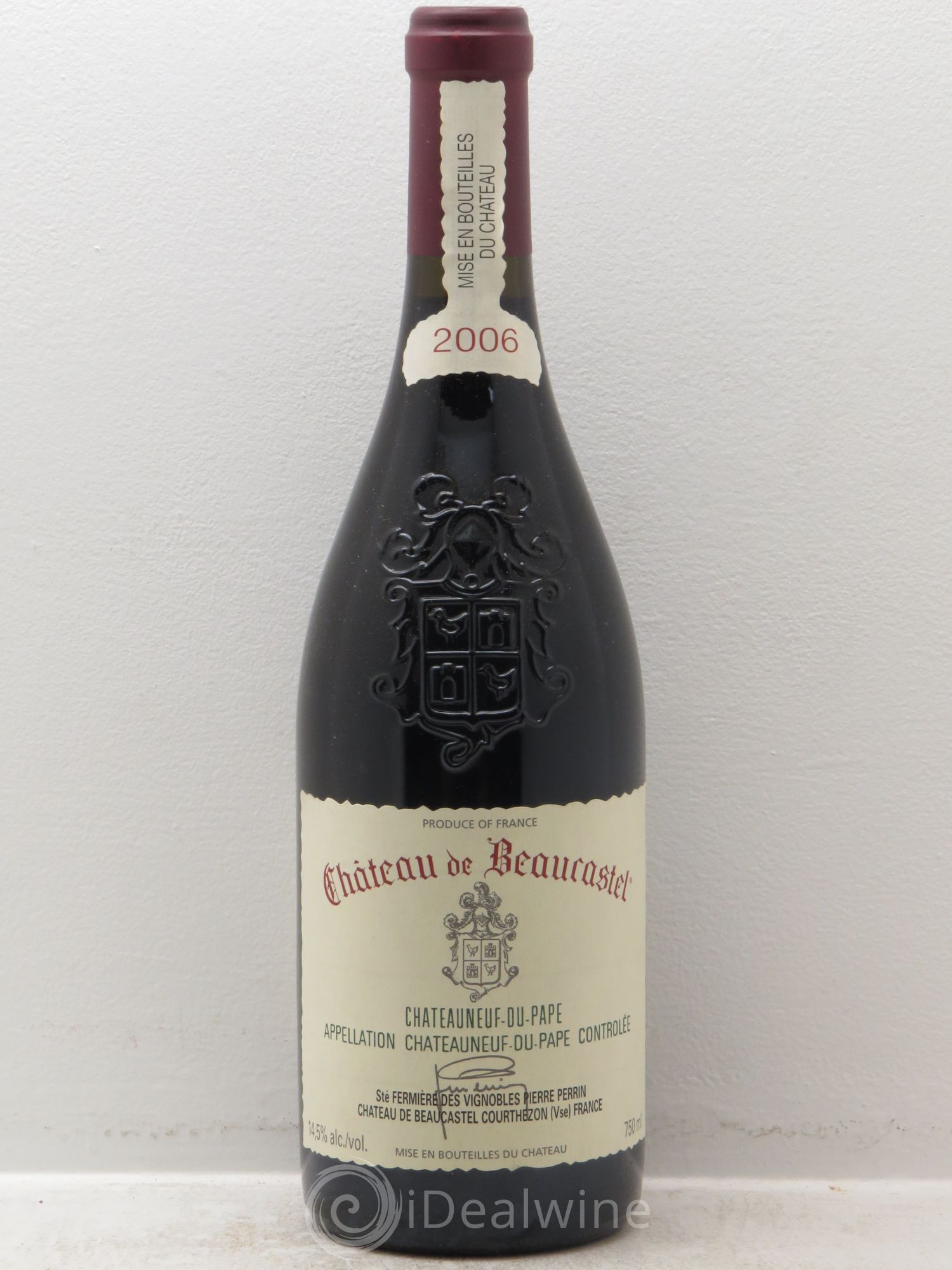 Châteauneuf-du-Pape Château de Beaucastel Famille Perrin 2006 - Lot de 1 bouteille - 0