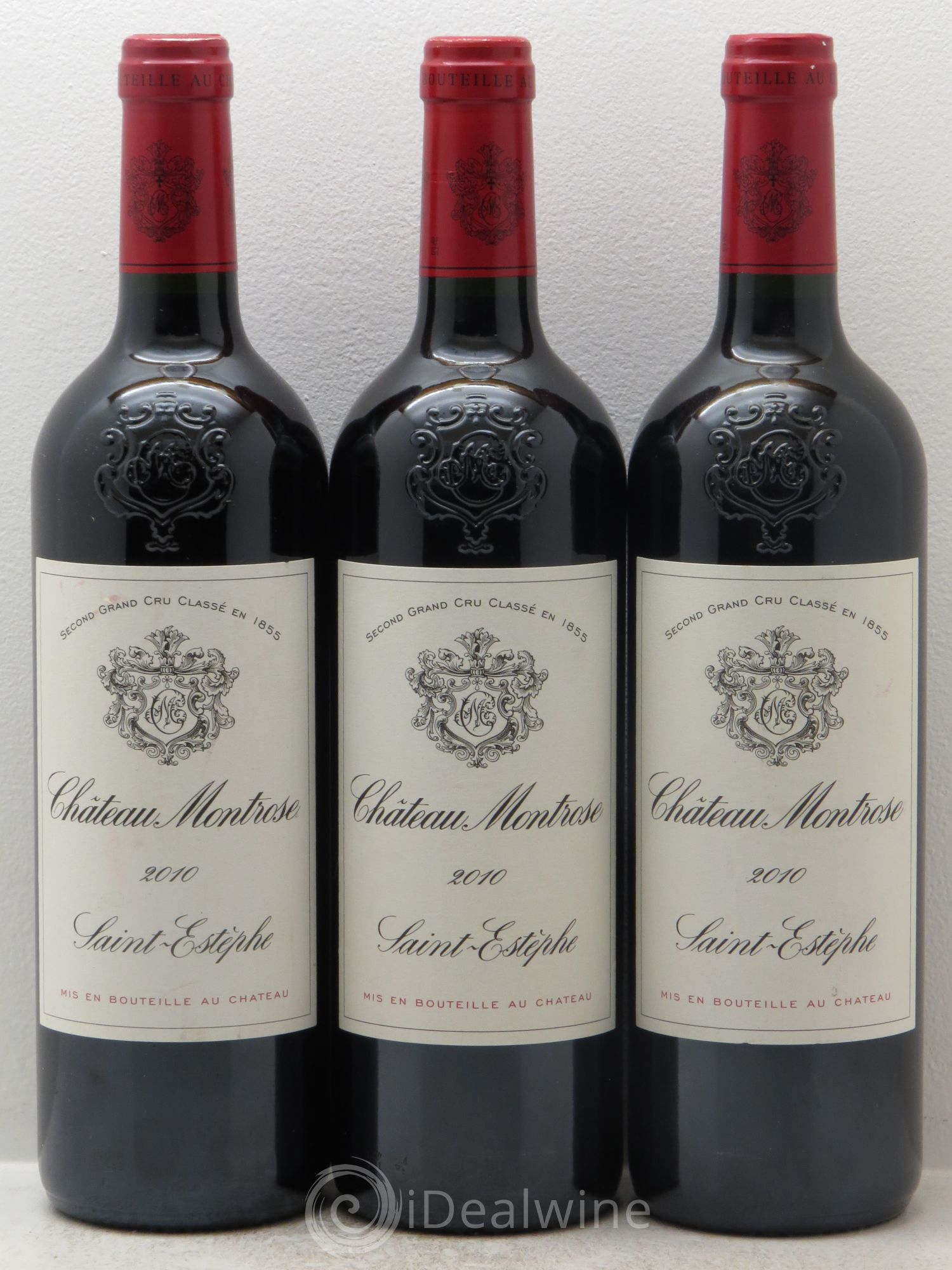 Château Montrose 2ème Grand Cru Classé 2010 - Lot de 3 bouteilles - 0