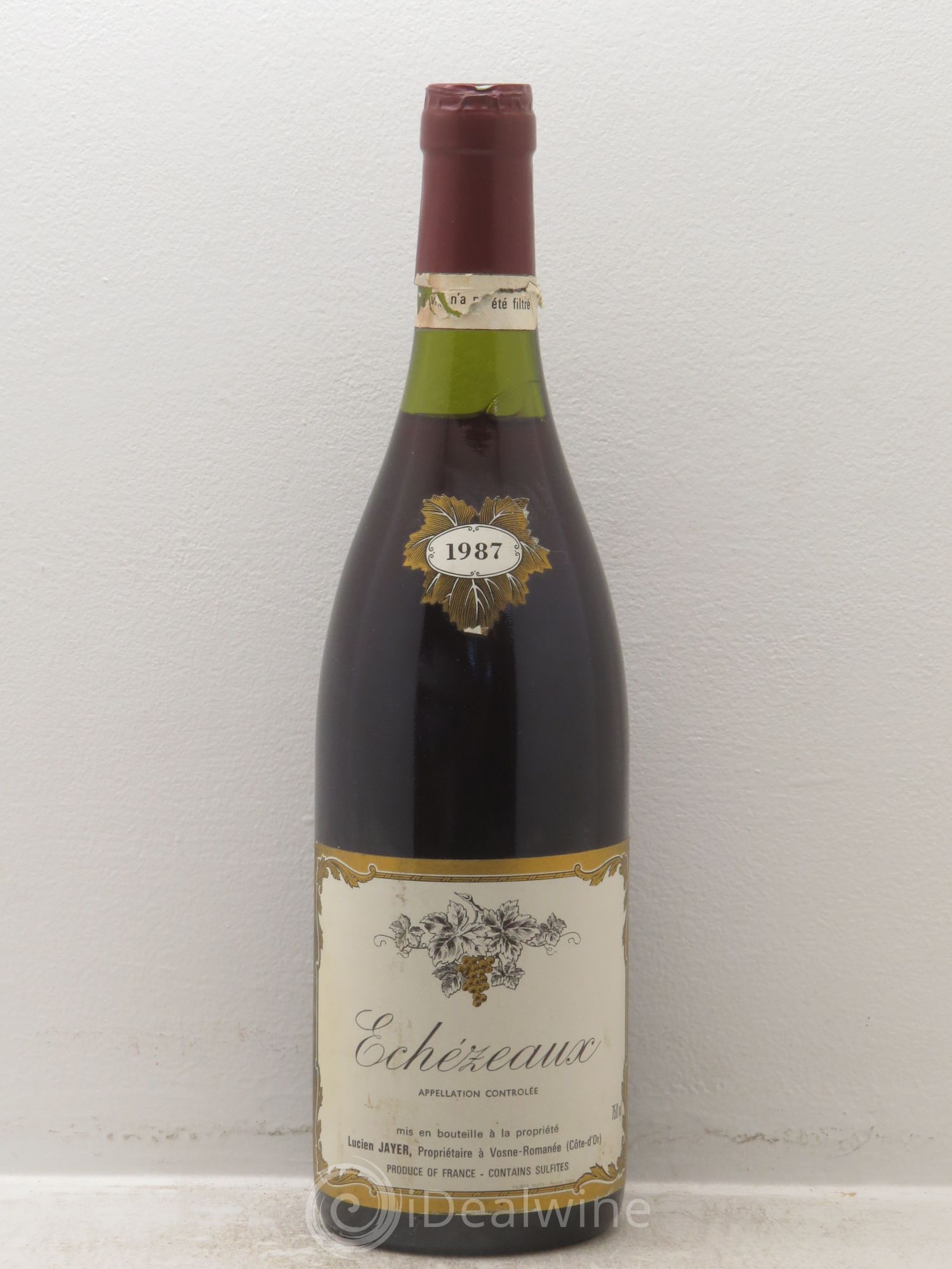 Echezeaux Grand Cru Lucien Jayer 1987 - Posten von 1 Flasche - 0