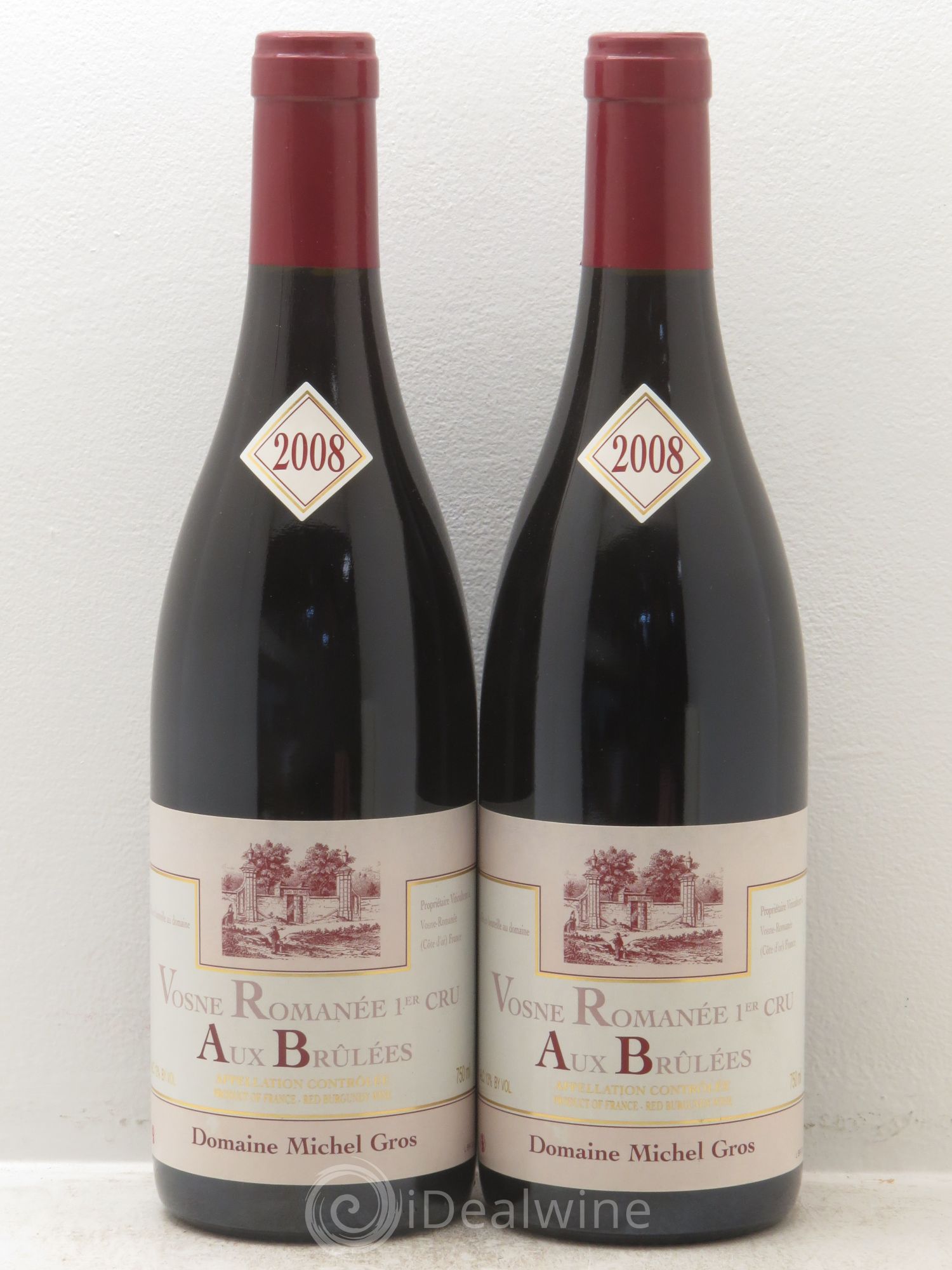 Vosne-Romanée 1er Cru Michel Gros 2008 - Lot de 2 bouteilles - 0