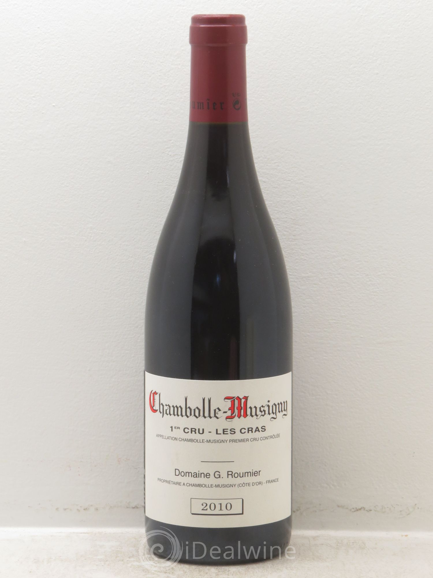 Chambolle-Musigny 1er Cru Les Cras Georges Roumier (Domaine) 2010 - Lot de 1 bouteille - 0