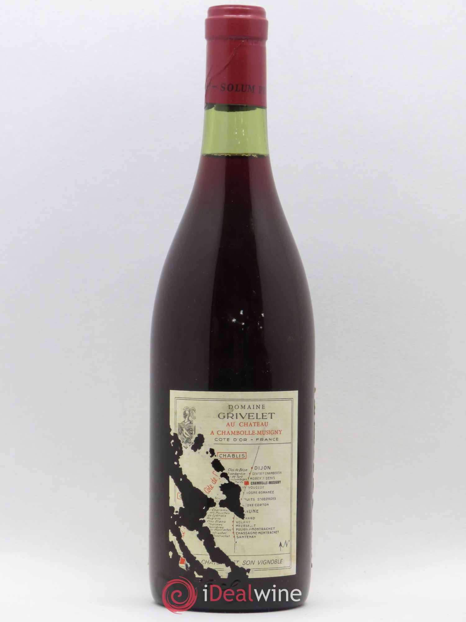 Chambolle-Musigny 1er Cru Les Amoureuses Tête de cuvée Domaine Grivelet 1969 - Posten von 1 Flasche - 1