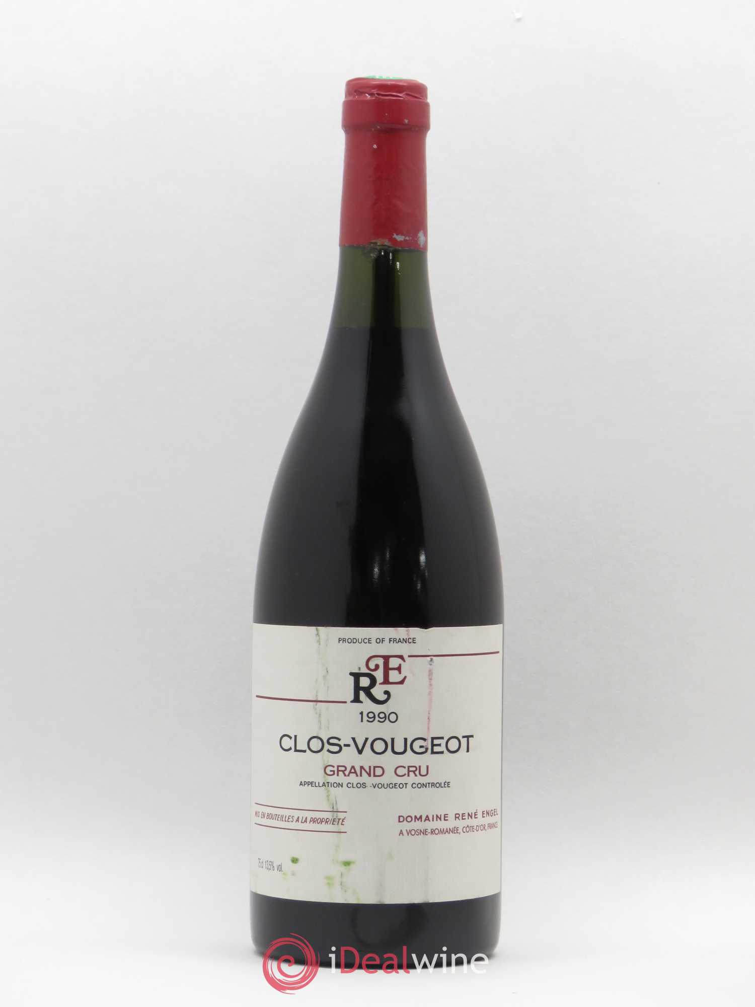Clos de Vougeot Grand Cru Domaine René Engel - Domaine Eugénie 1990 - Lot de 1 bouteille - 0