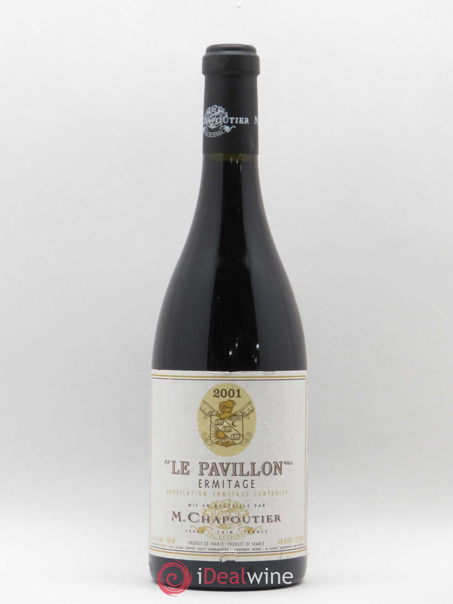 Hermitage Ermitage Le Pavillon Chapoutier 2001 - Lot de 1 bouteille - 0
