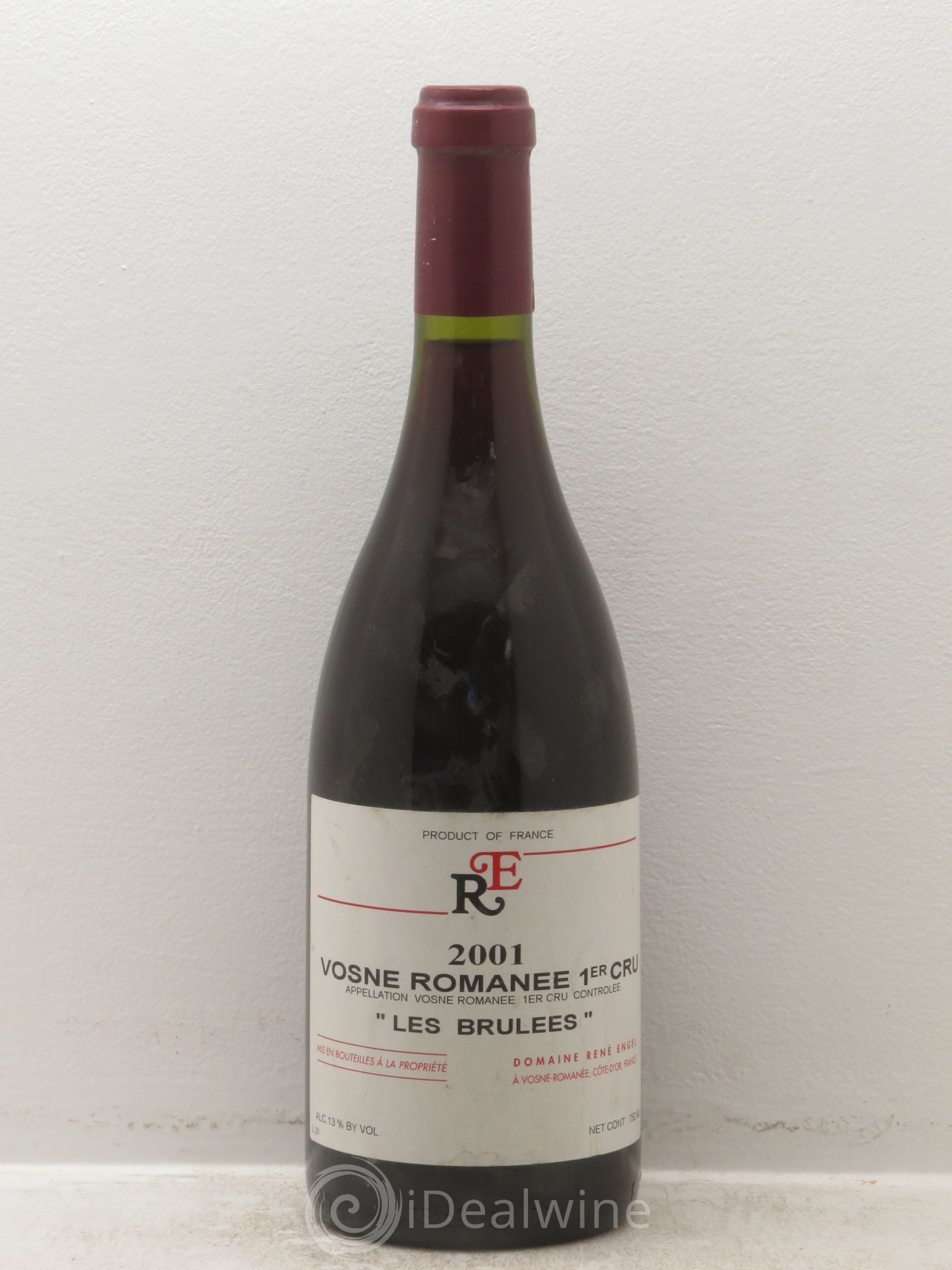 Vosne-Romanée 1er Cru Aux Brûlées Domaine René Engel - Domaine Eugénie 2001 - Lot de 1 bouteille - 0