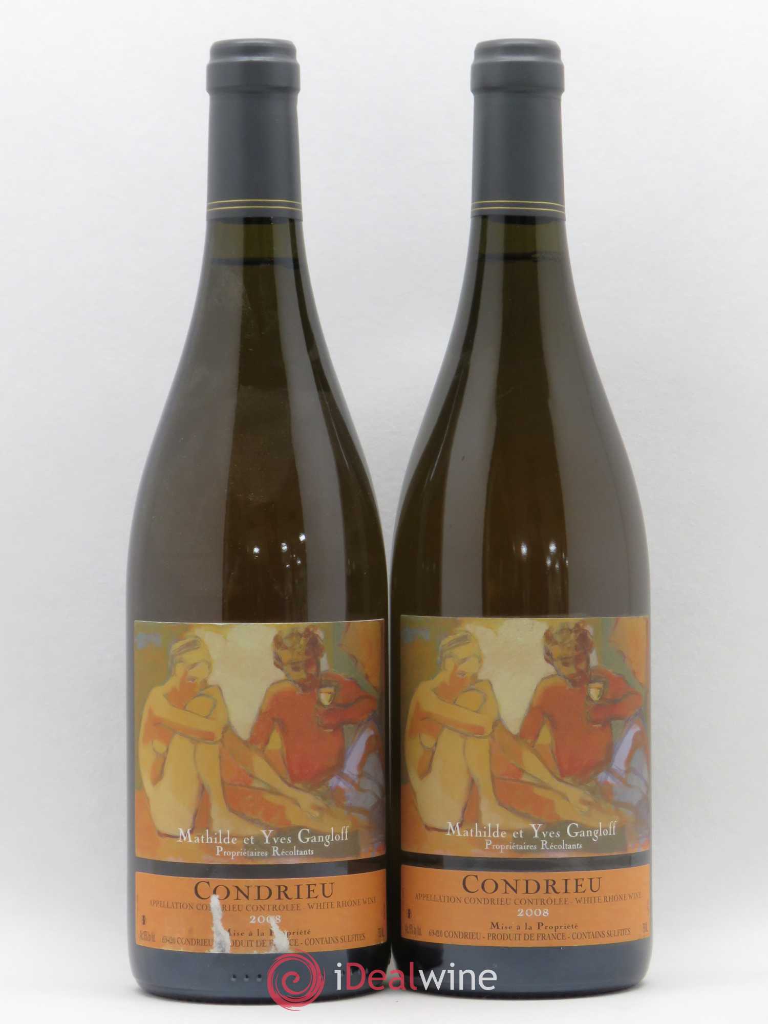 Condrieu Domaine Gangloff (Domaine) 2008 - Lot de 2 bouteilles - 0