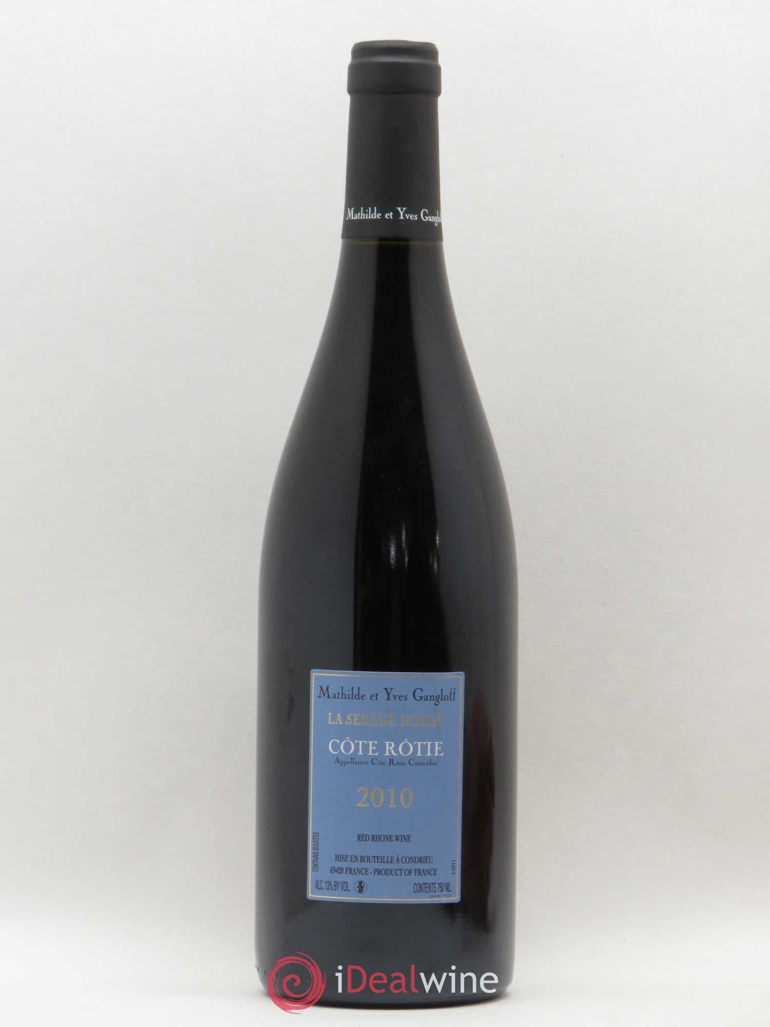 Côte-Rôtie La Sereine Noire Gangloff (Domaine) 2010 - Posten von 1 Flasche - 1