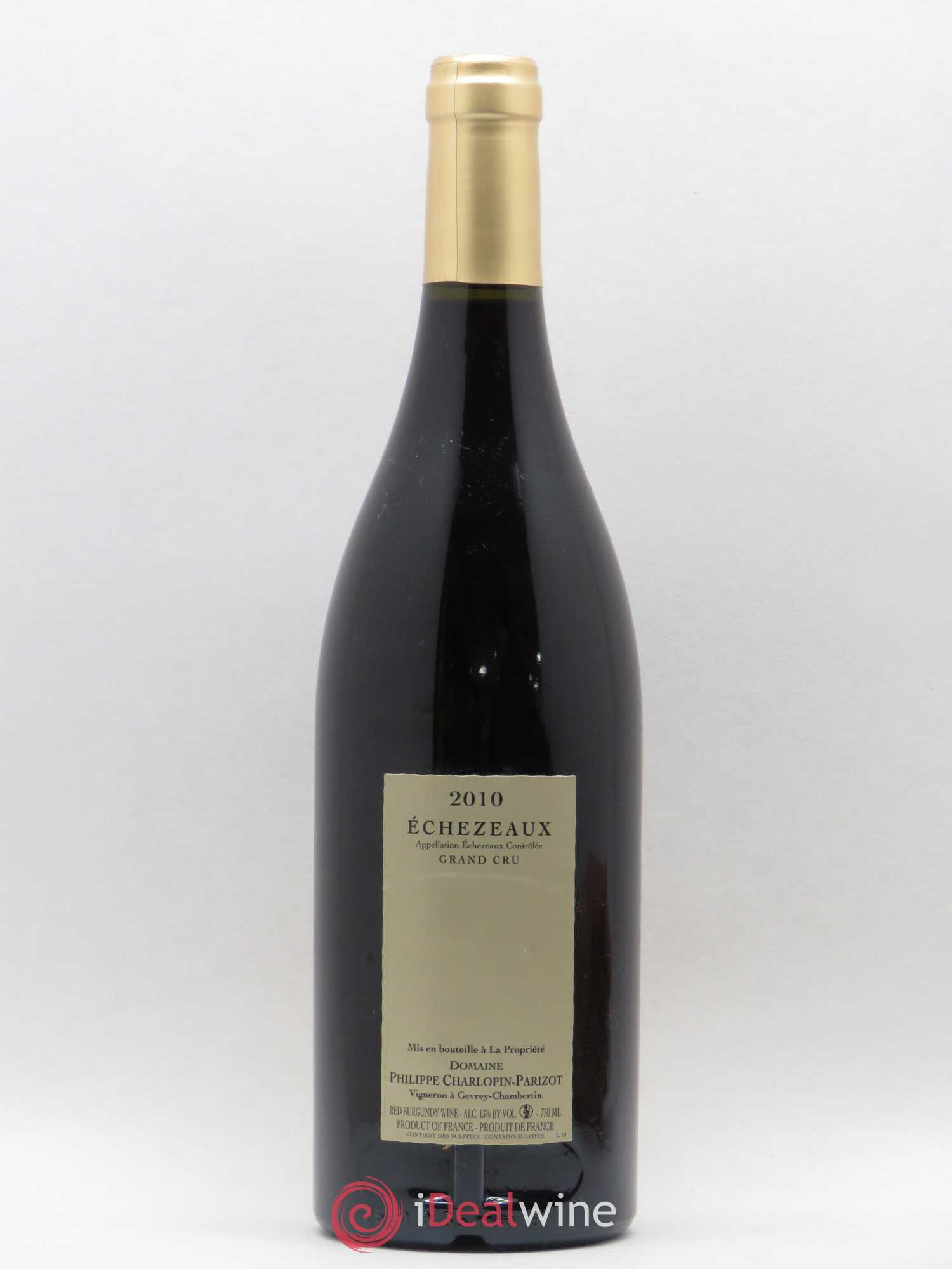 Echezeaux Grand Cru Domaine Philippe Charlopin 2010 - Lot de 1 bouteille - 1