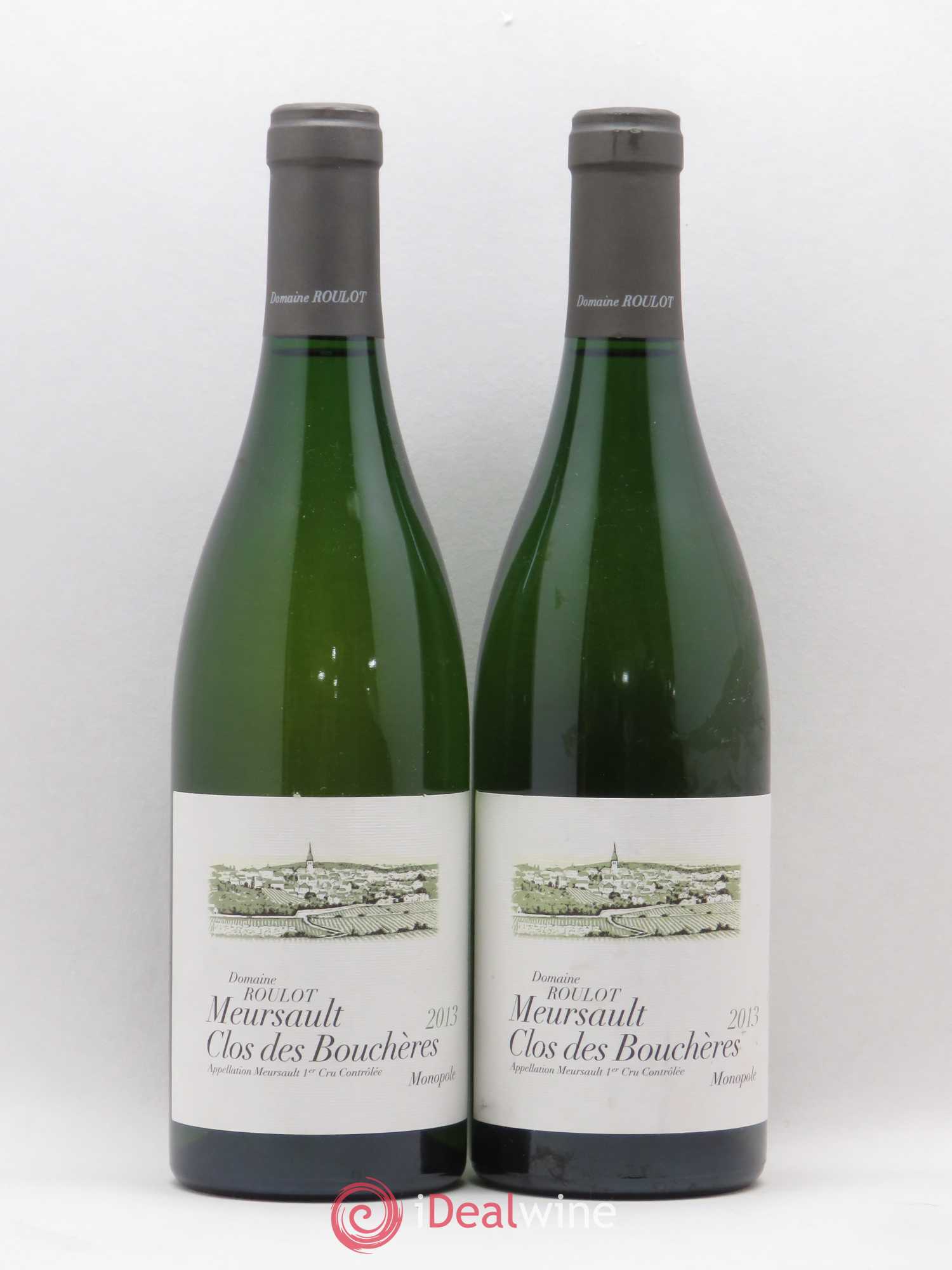 Meursault 1er Cru Clos des Bouchères Roulot (Domaine) 2013 - Lot de 2 bouteilles - 0