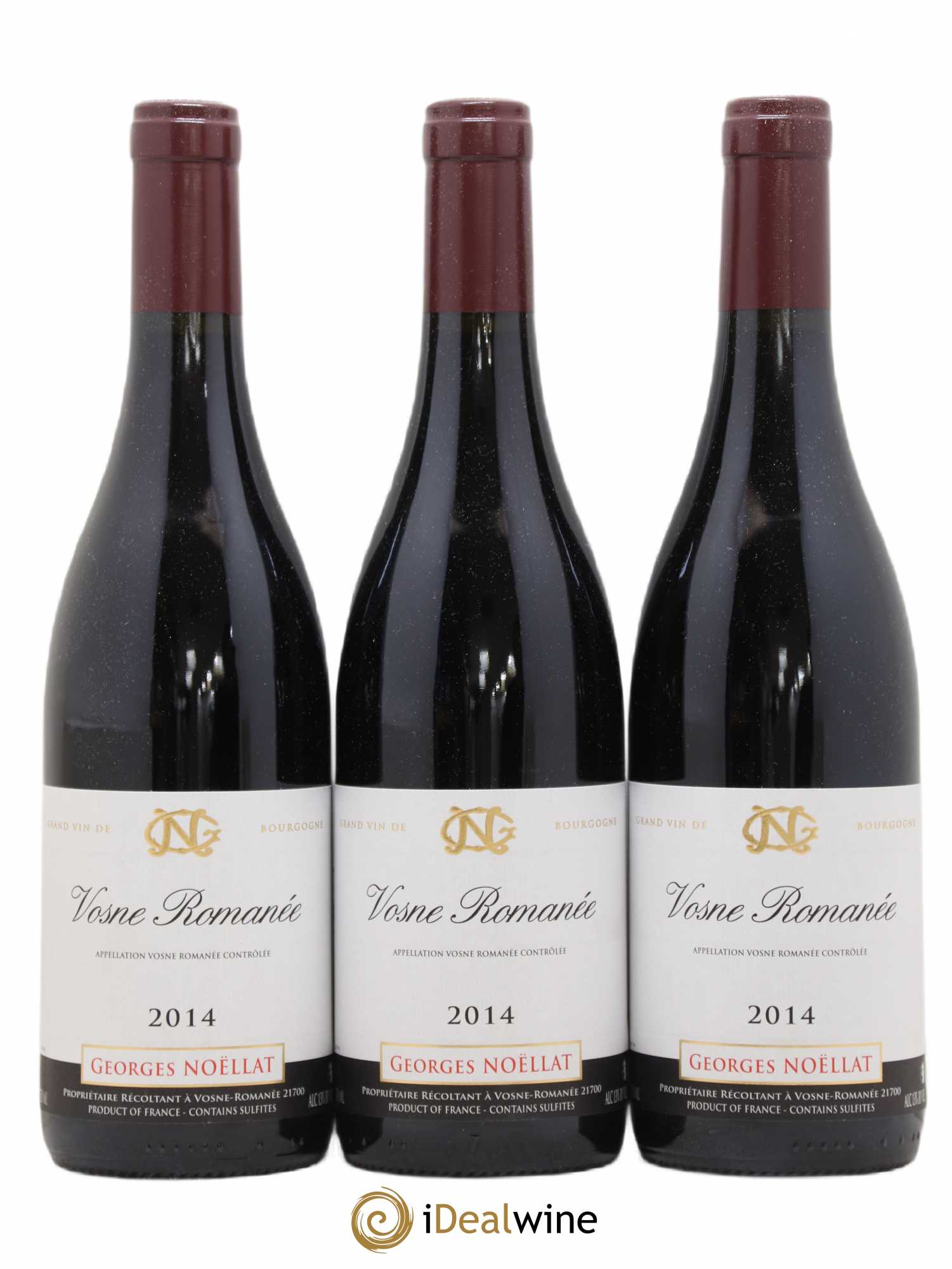 Vosne-Romanée Georges Noëllat (Domaine) 2014 - Lot de 3 bouteilles - 0