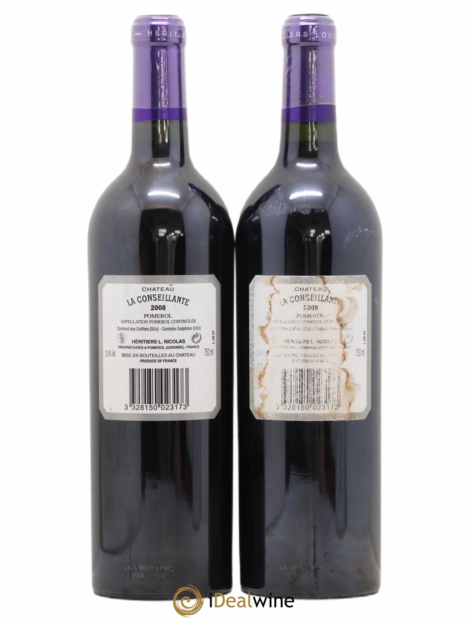 Château la Conseillante 2008 - Lot de 2 bouteilles - 1