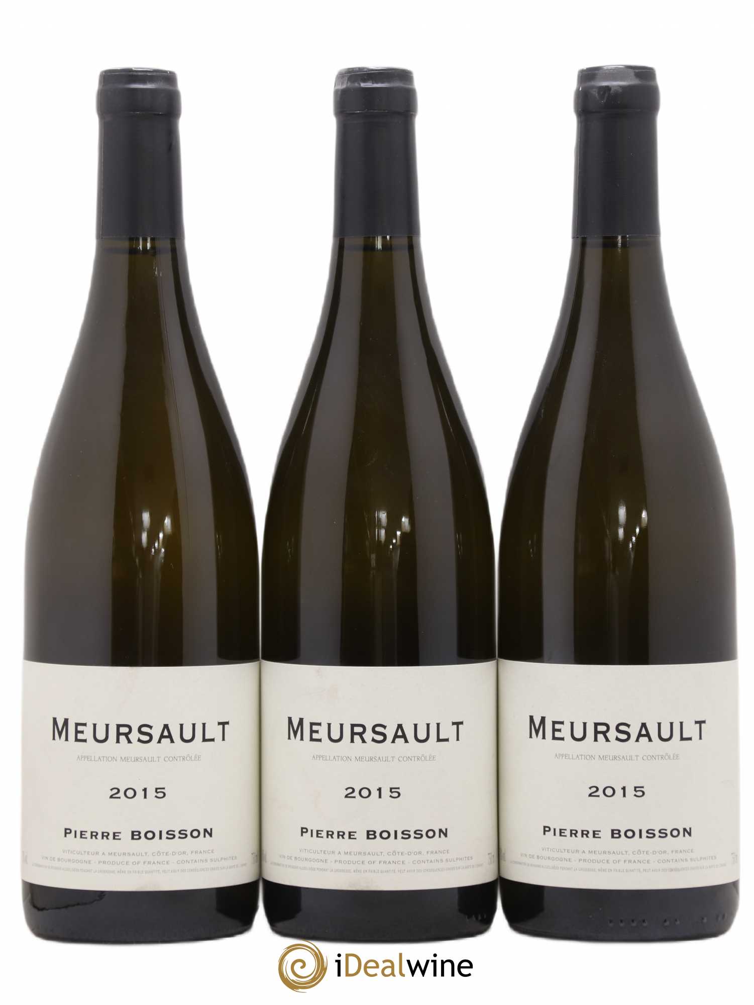 Meursault Pierre Boisson (Domaine) 2015 - Lot de 3 bouteilles - 0