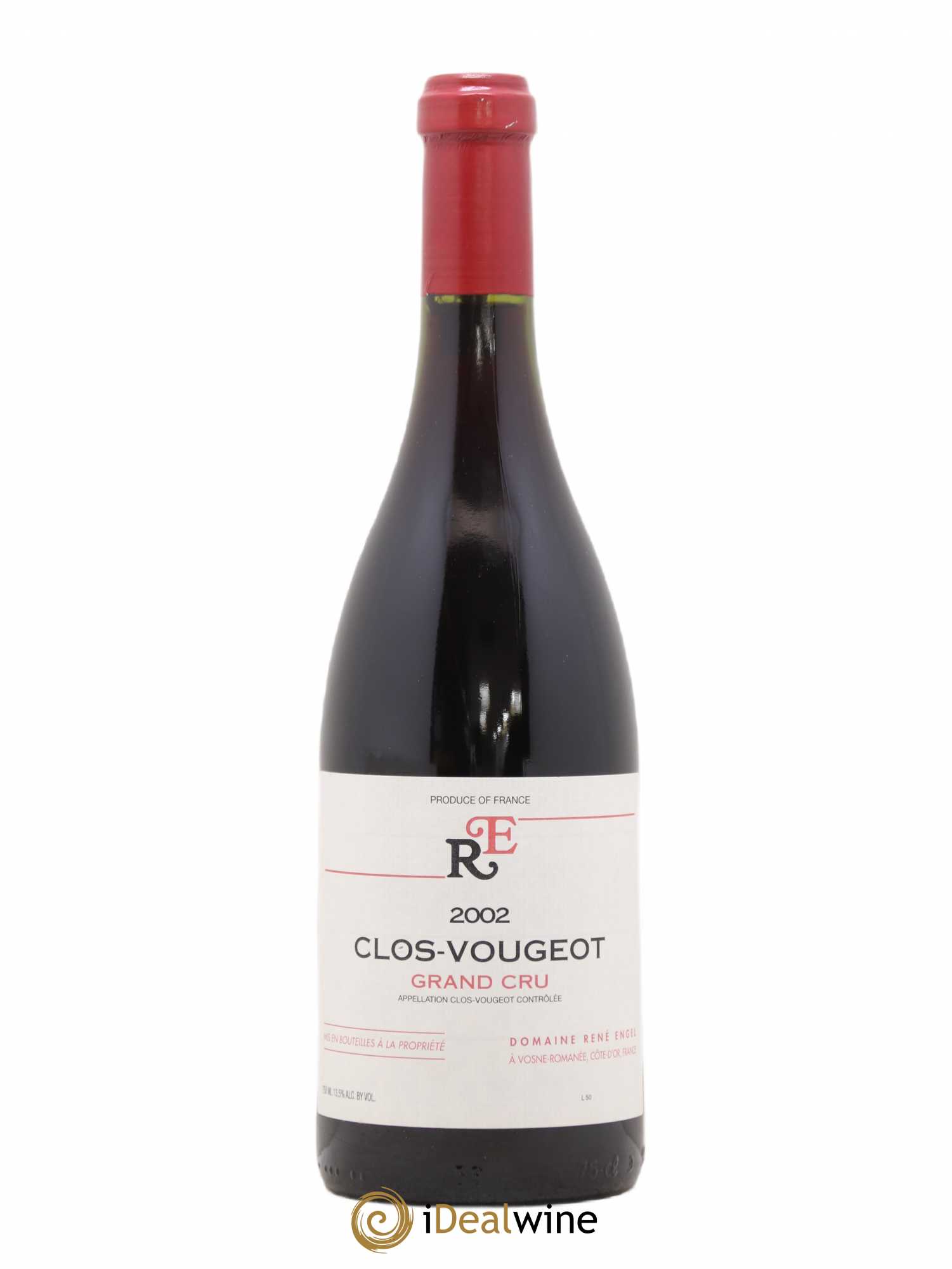 Clos de Vougeot Grand Cru Domaine René Engel - Domaine Eugénie 2002 - Lot de 1 bouteille - 0