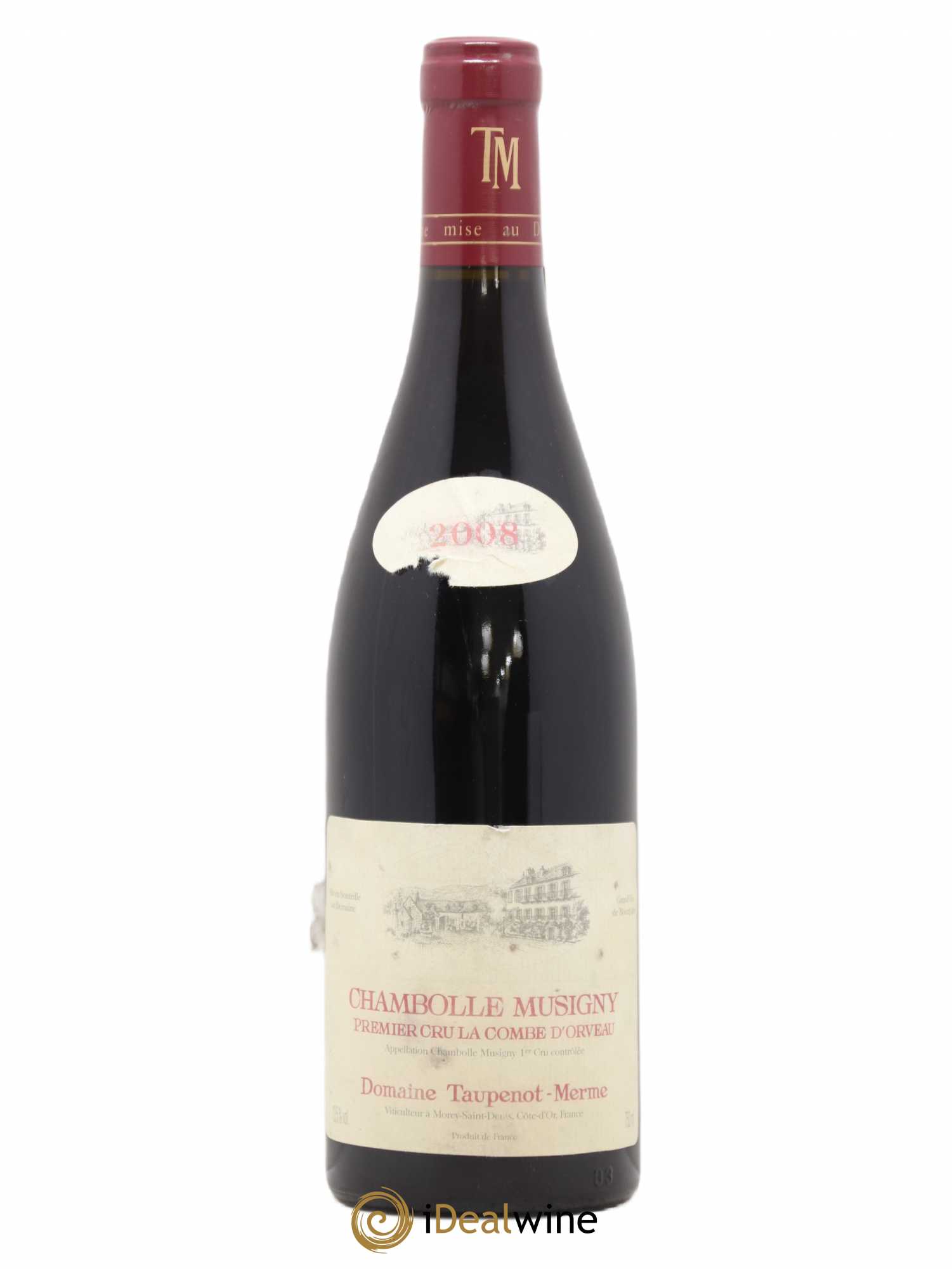 Chambolle-Musigny 1er Cru Combe d'Orveau Taupenot Merme 2008 - Posten von 1 Flasche - 0
