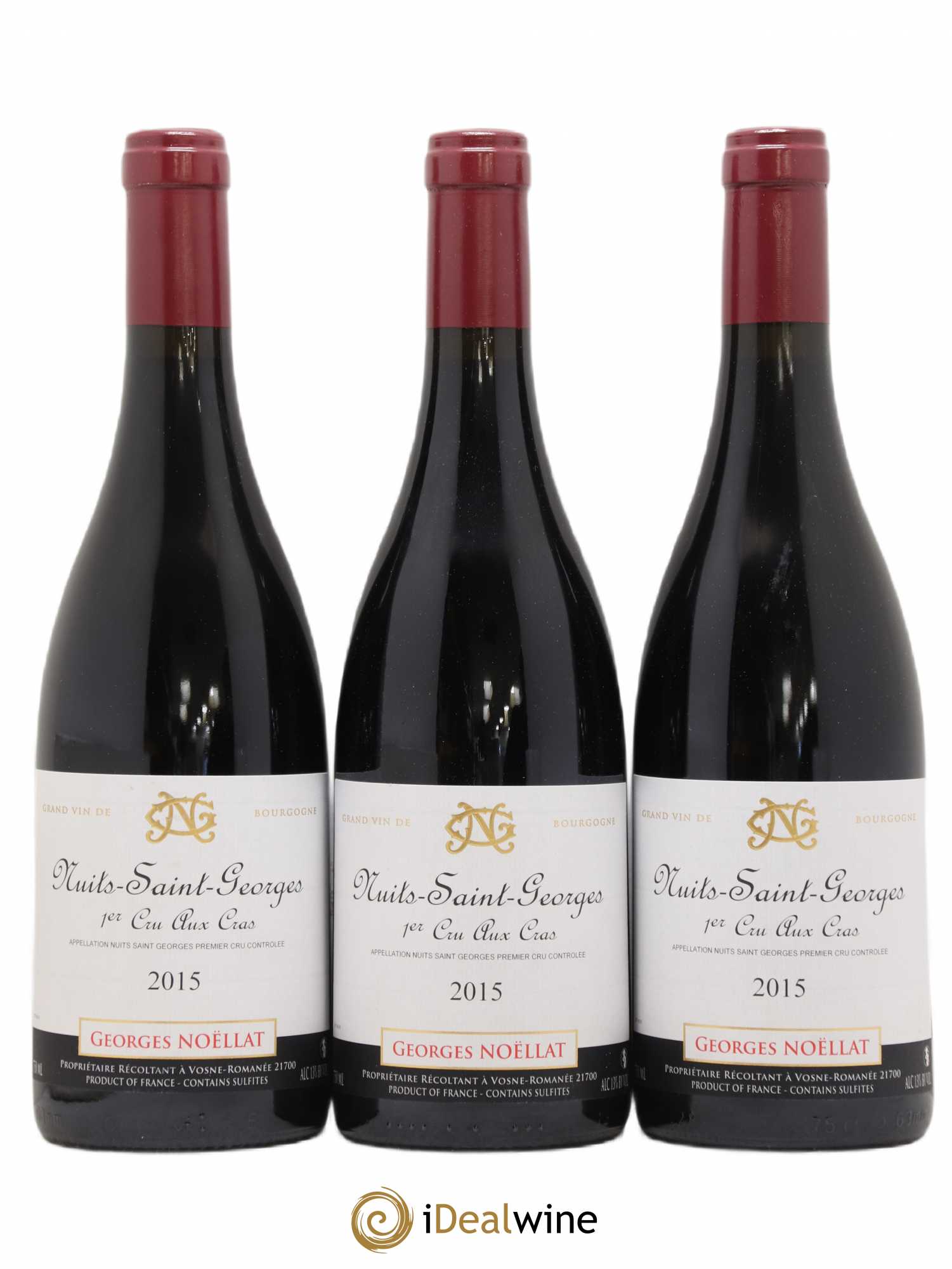 Nuits-Saint-Georges 1er Cru Aux Cras Georges Noëllat (Domaine) 2015 - Lot de 3 bouteilles - 0