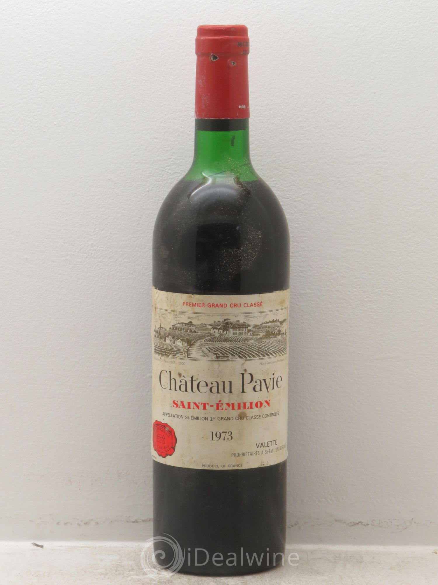 Château Pavie 1er Grand Cru Classé A 1973 - Lot de 1 bouteille - 0