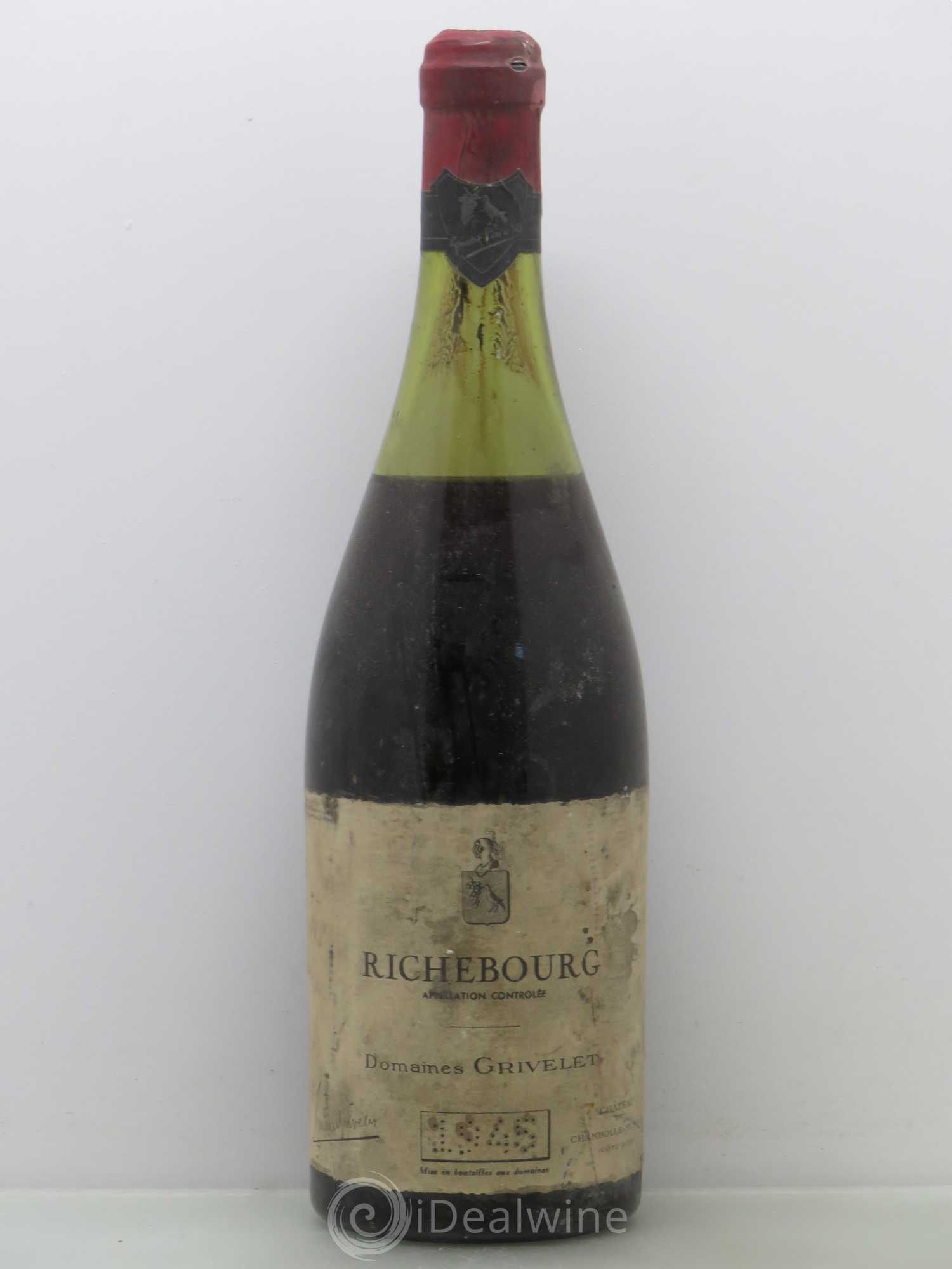 Richebourg Grand Cru Domaine Grivelet 1945 - Lot de 1 bouteille - 0