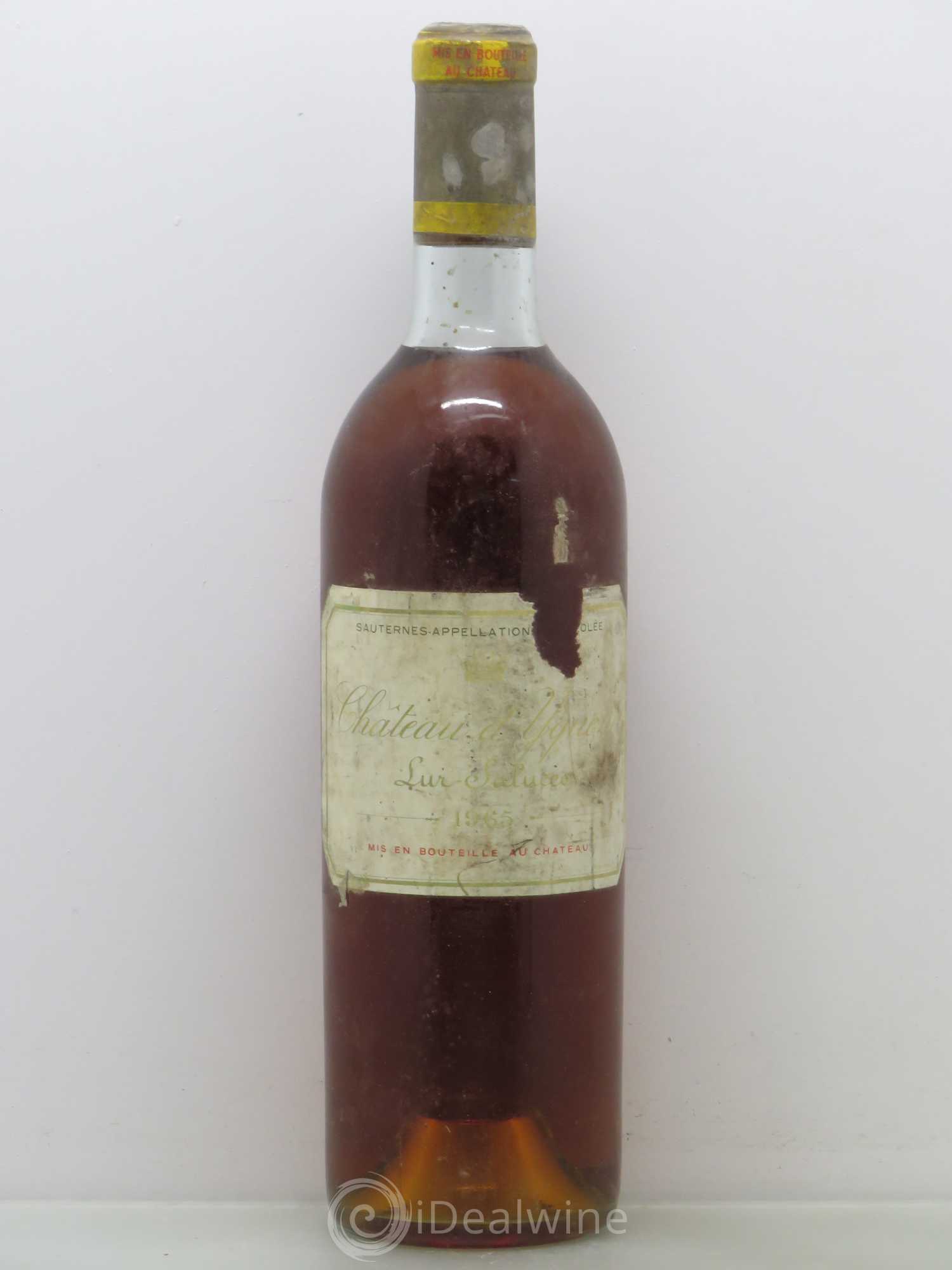 Château d' Yquem 1er Cru Classé Supérieur 1965 - Lotto di 1 bottiglia - 0