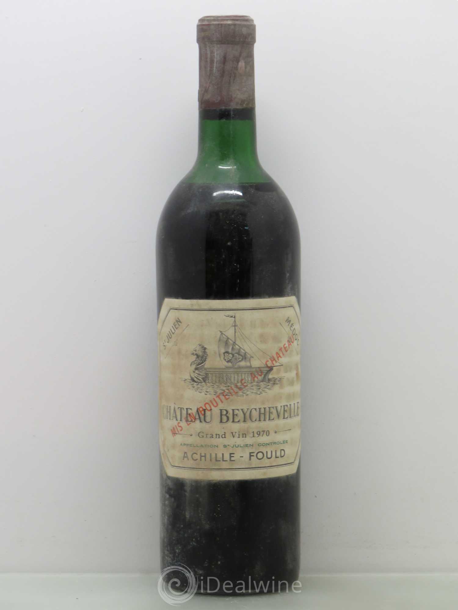 Château Beychevelle 4ème Grand Cru Classé 1970 - Lot de 1 bouteille - 0