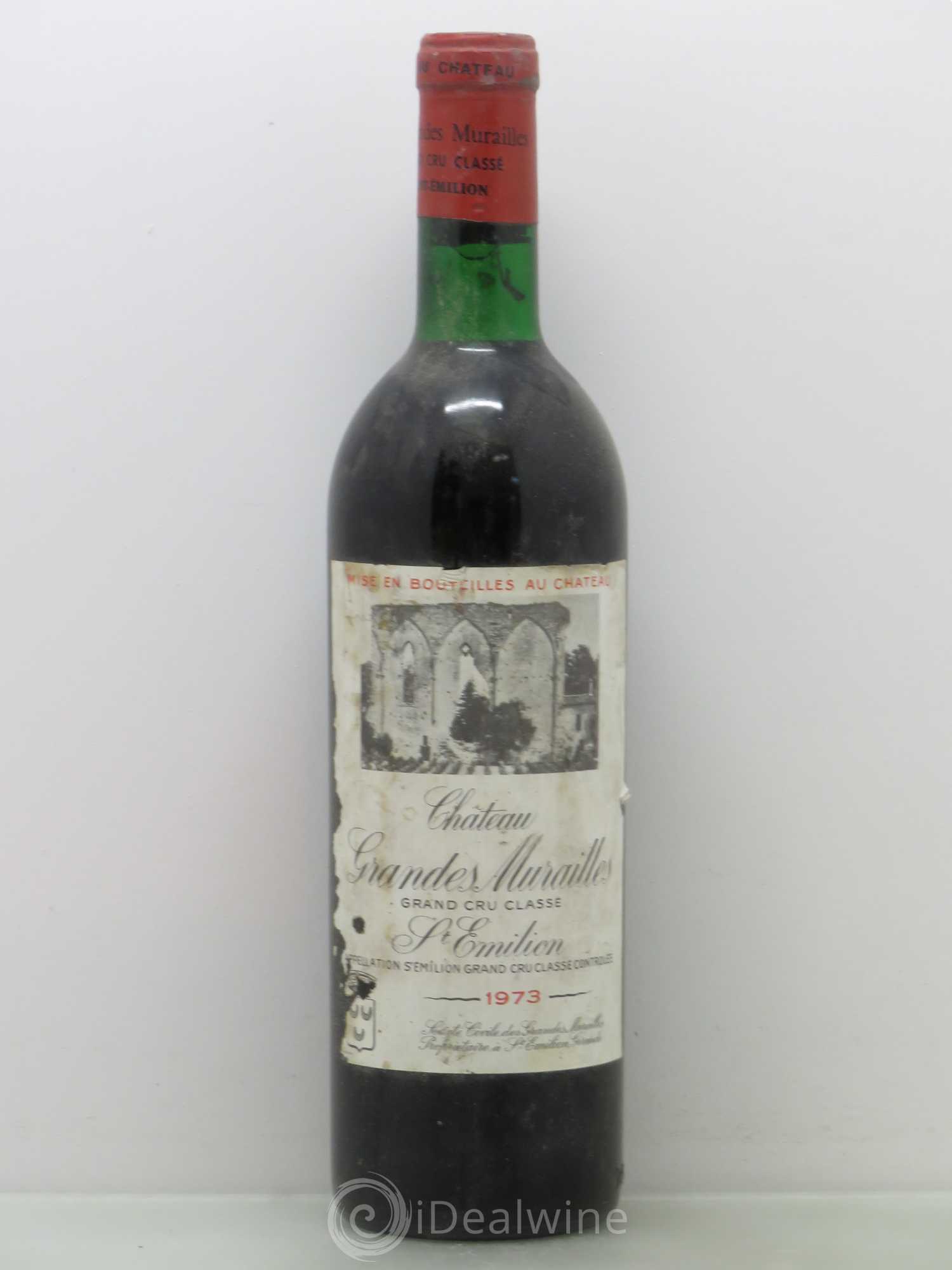 Château les Grandes Murailles Grand Cru Classé 1973 - Lot de 1 bouteille - 0