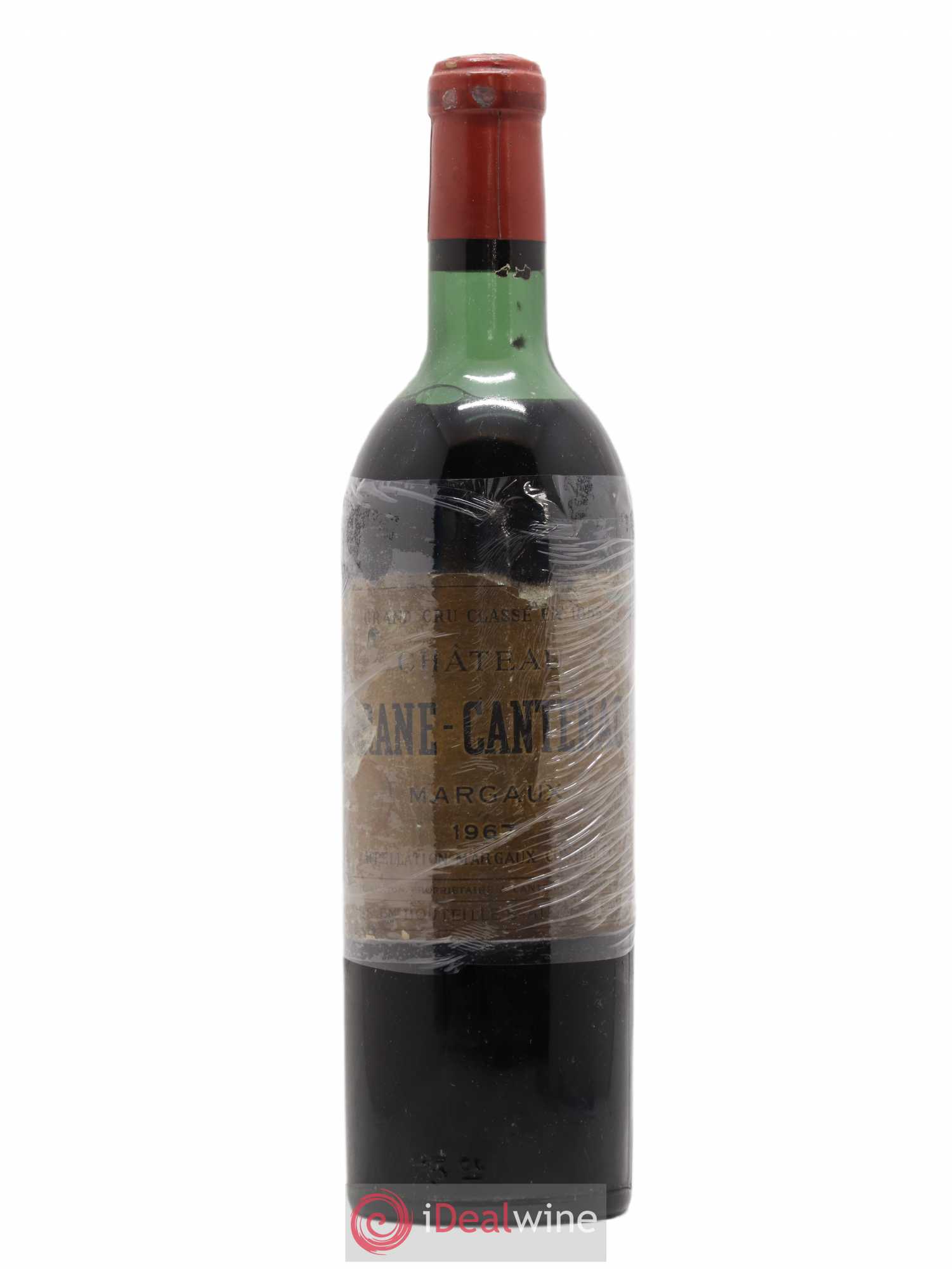 Château Brane Cantenac 2ème Grand Cru Classé 1967 - Lot de 1 bouteille - 0