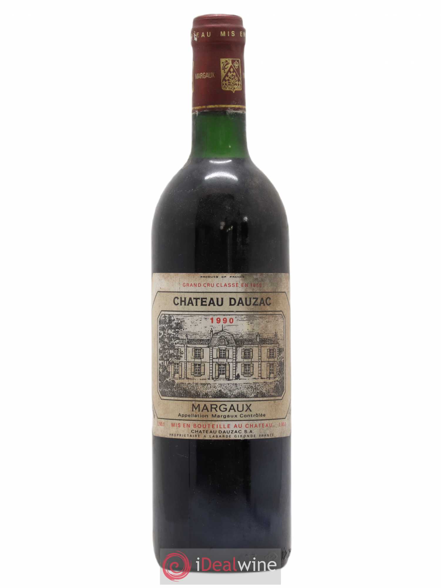 Château Dauzac 5ème Grand Cru Classé 1990 - Lot de 1 bouteille - 0