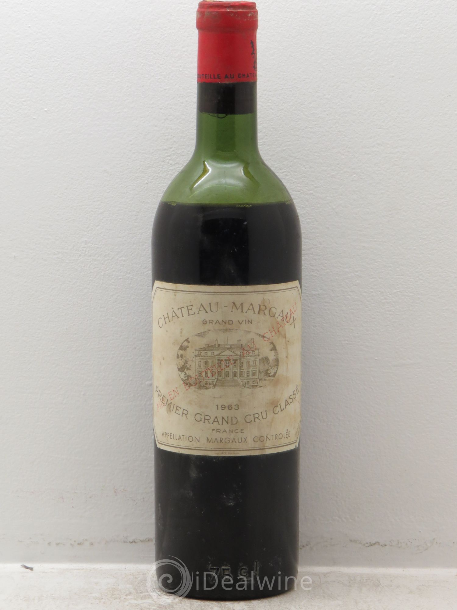 Château Margaux 1er Grand Cru Classé 1963 - Lot de 1 bouteille - 0