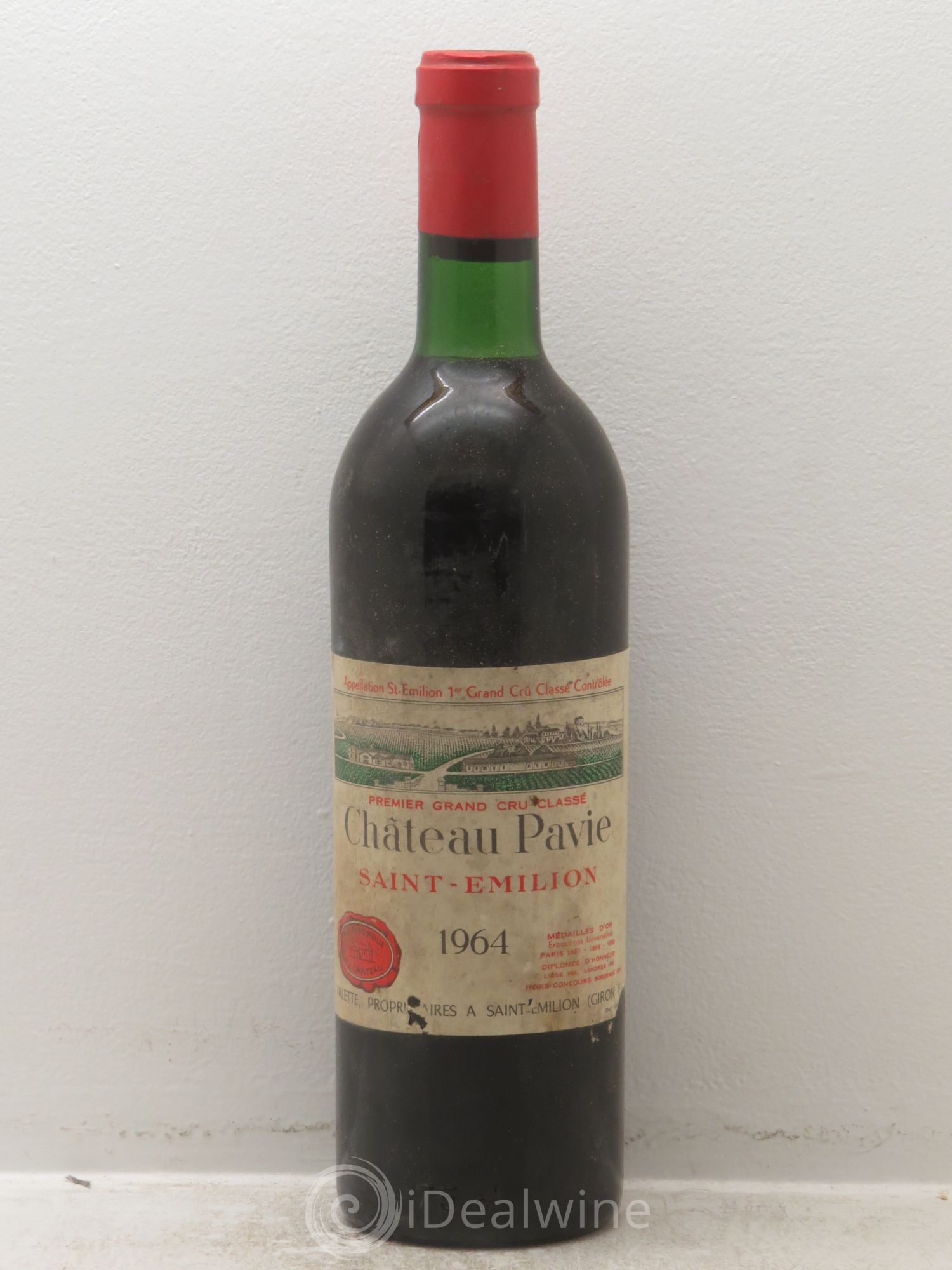 Château Pavie 1er Grand Cru Classé A 1964 - Lot de 1 bouteille - 0