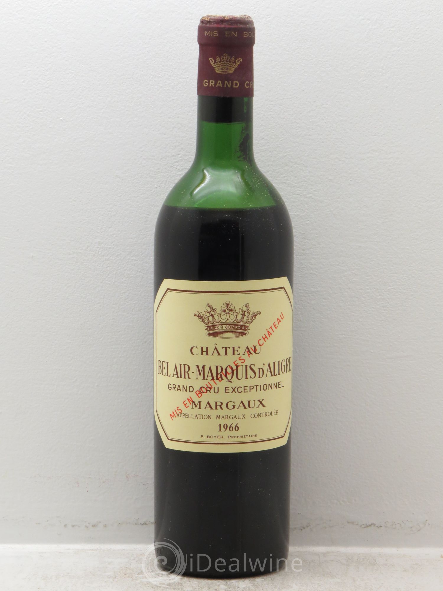 Château Bel Air Marquis d'Aligre 1966 - Lot de 6 bouteilles - 0