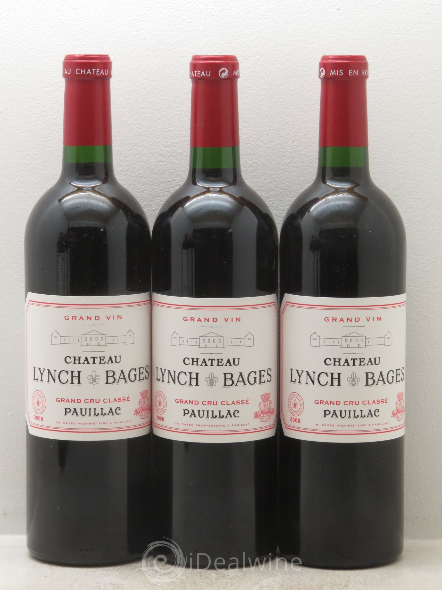 Château Lynch Bages 5ème Grand Cru Classé 2008 - Lot de 12 bouteilles - 2