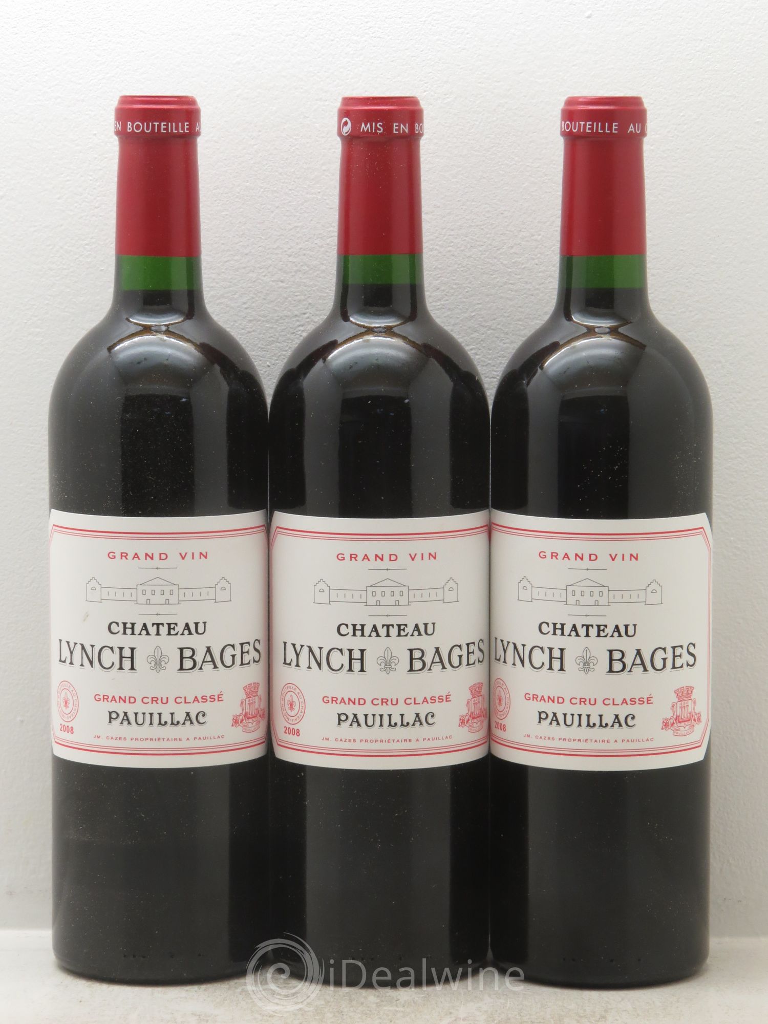 Château Lynch Bages 5ème Grand Cru Classé 2008 - Lot de 12 bouteilles - 4