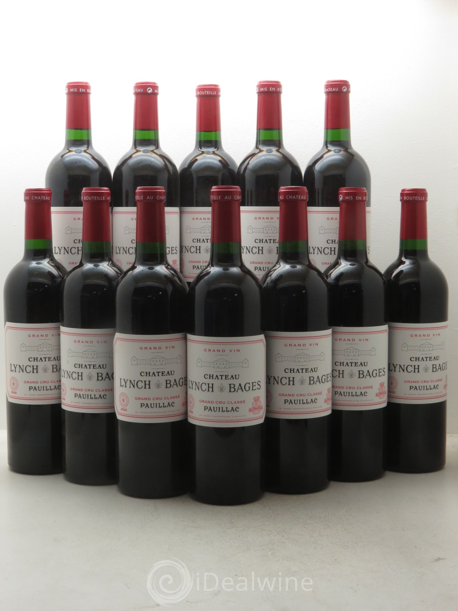 Château Lynch Bages 5ème Grand Cru Classé 2008 - Lot de 12 bouteilles - 0