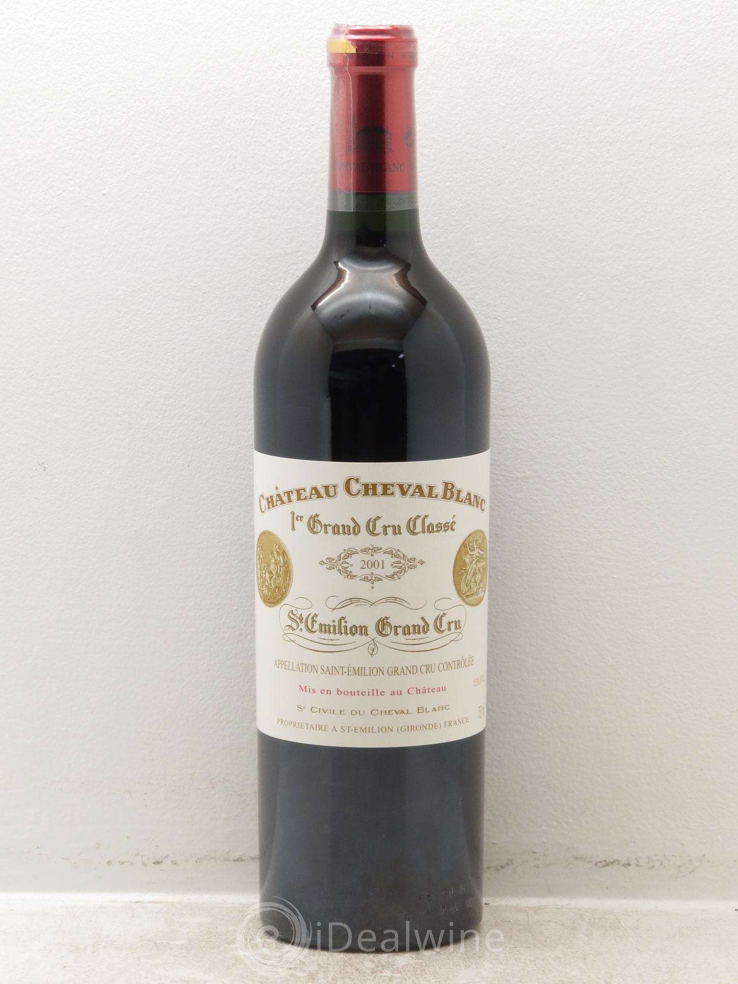Château Cheval Blanc 1er Grand Cru Classé A 2001 - Lot de 1 bouteille - 0