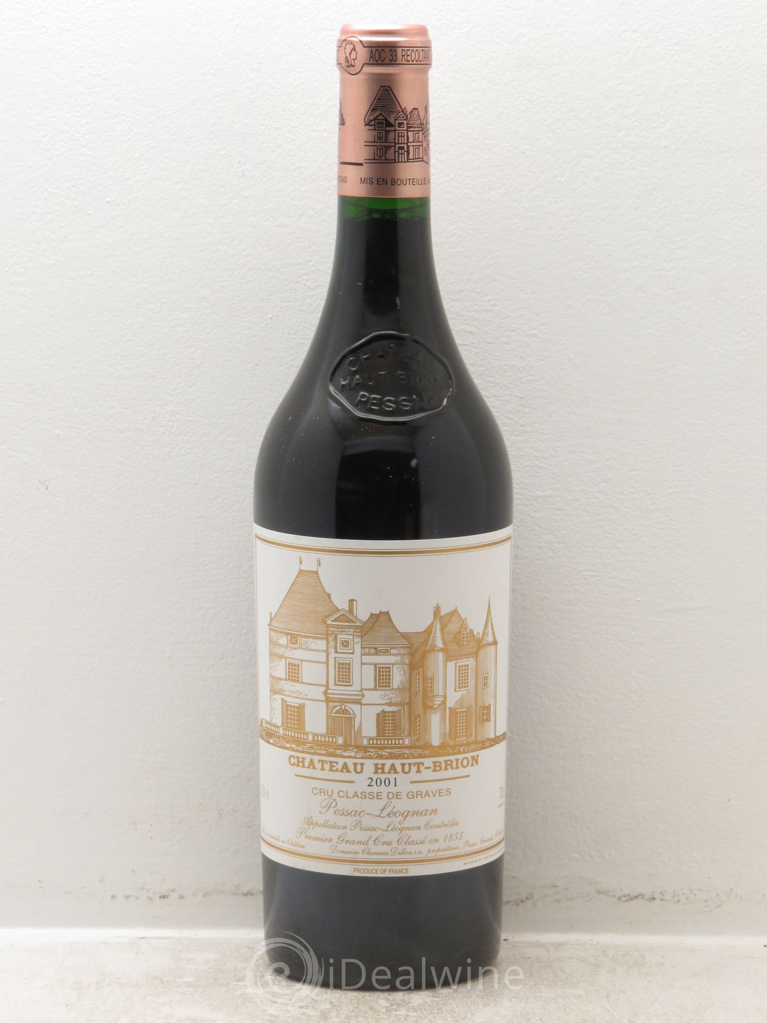 Château Haut Brion 1er Grand Cru Classé 2001 - Lot de 1 bouteille - 0