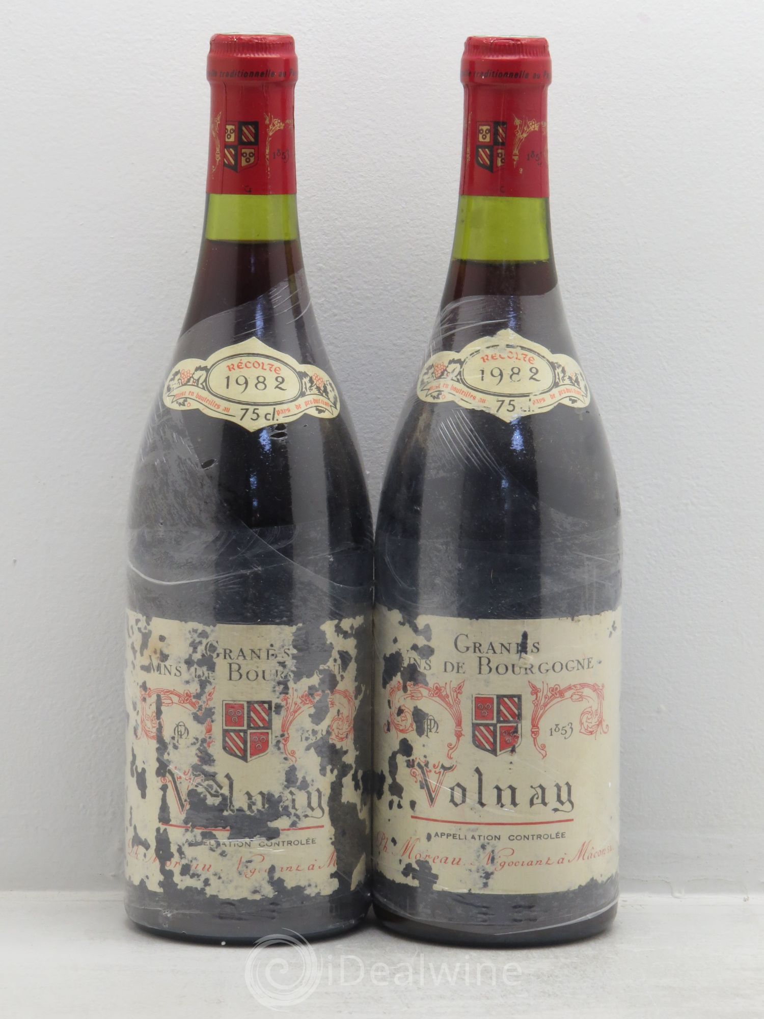 Volnay P.Moreau (sans prix de réserve) 1982 - Posten von 2 Flaschen - 0