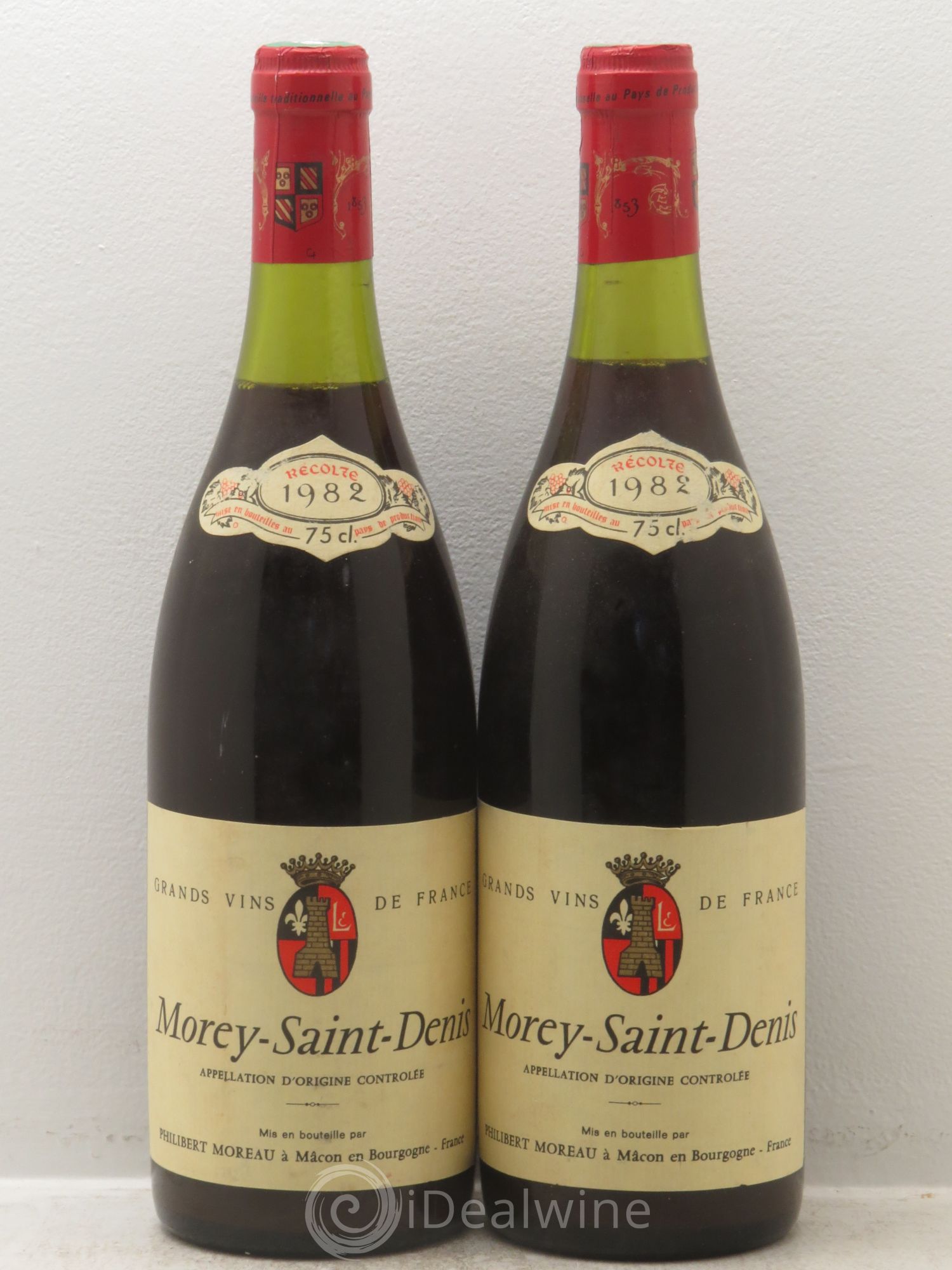 Morey-Saint-Denis Domaine Moreau (sans prix de réserve) 1982 - Posten von 2 Flaschen - 0