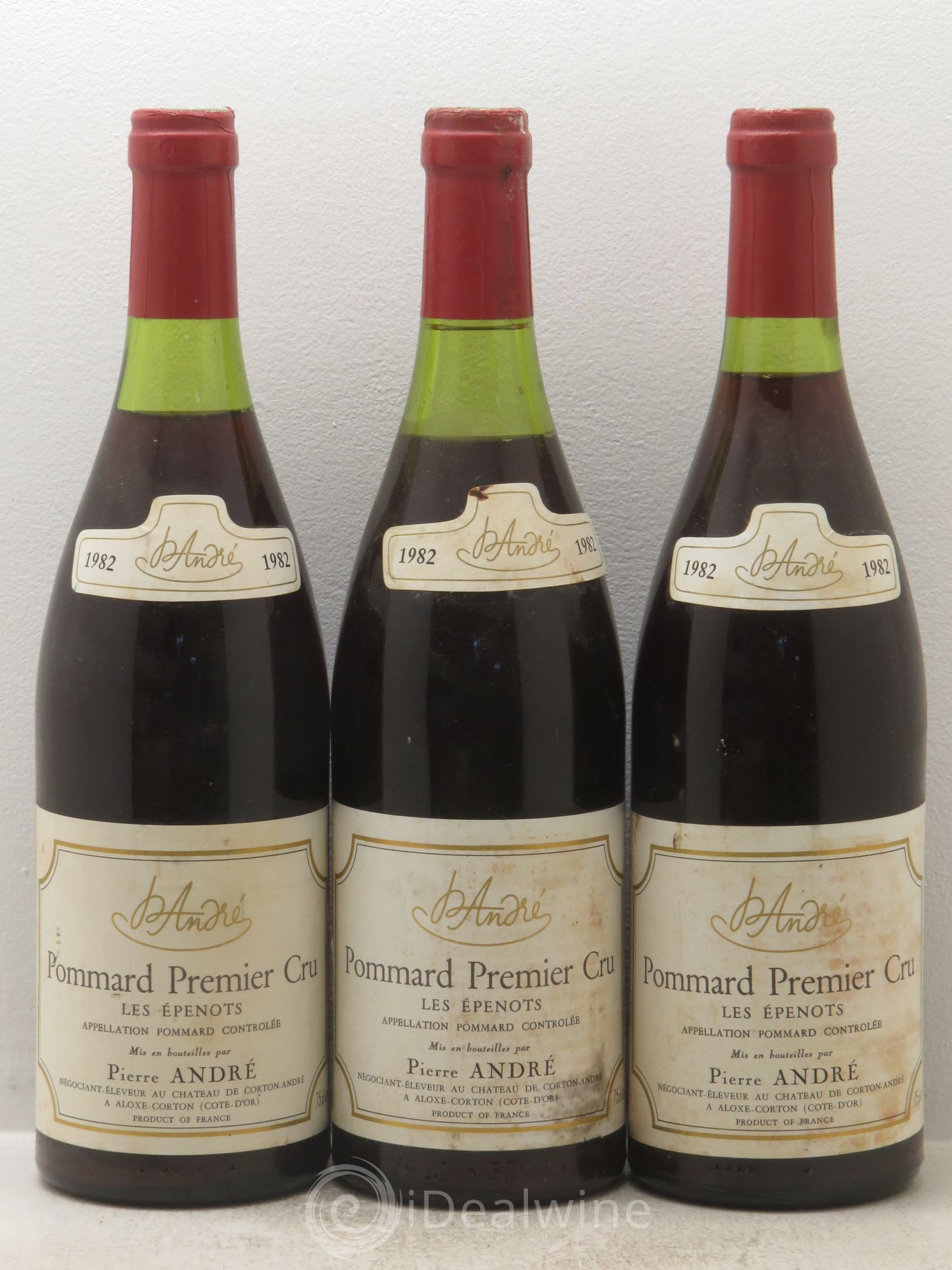 Pommard 1er Cru Domaine André (sans prix de réserve) 1982 - Posten von 3 Flaschen - 0