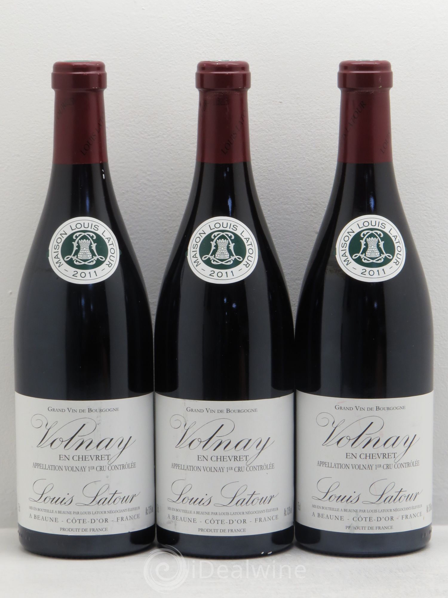 Volnay 1er Cru En Chevret Louis Latour 2011 - Lot de 3 bouteilles - 0