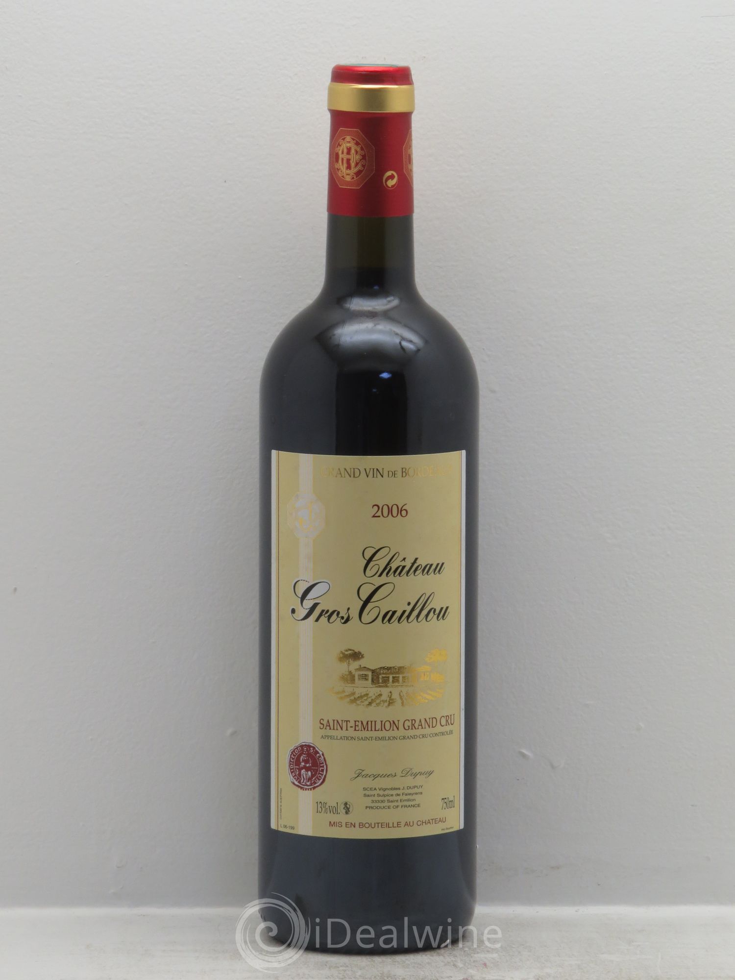 Saint-Émilion Château Gros Caillou 2006 - Posten von 1 Flasche - 0