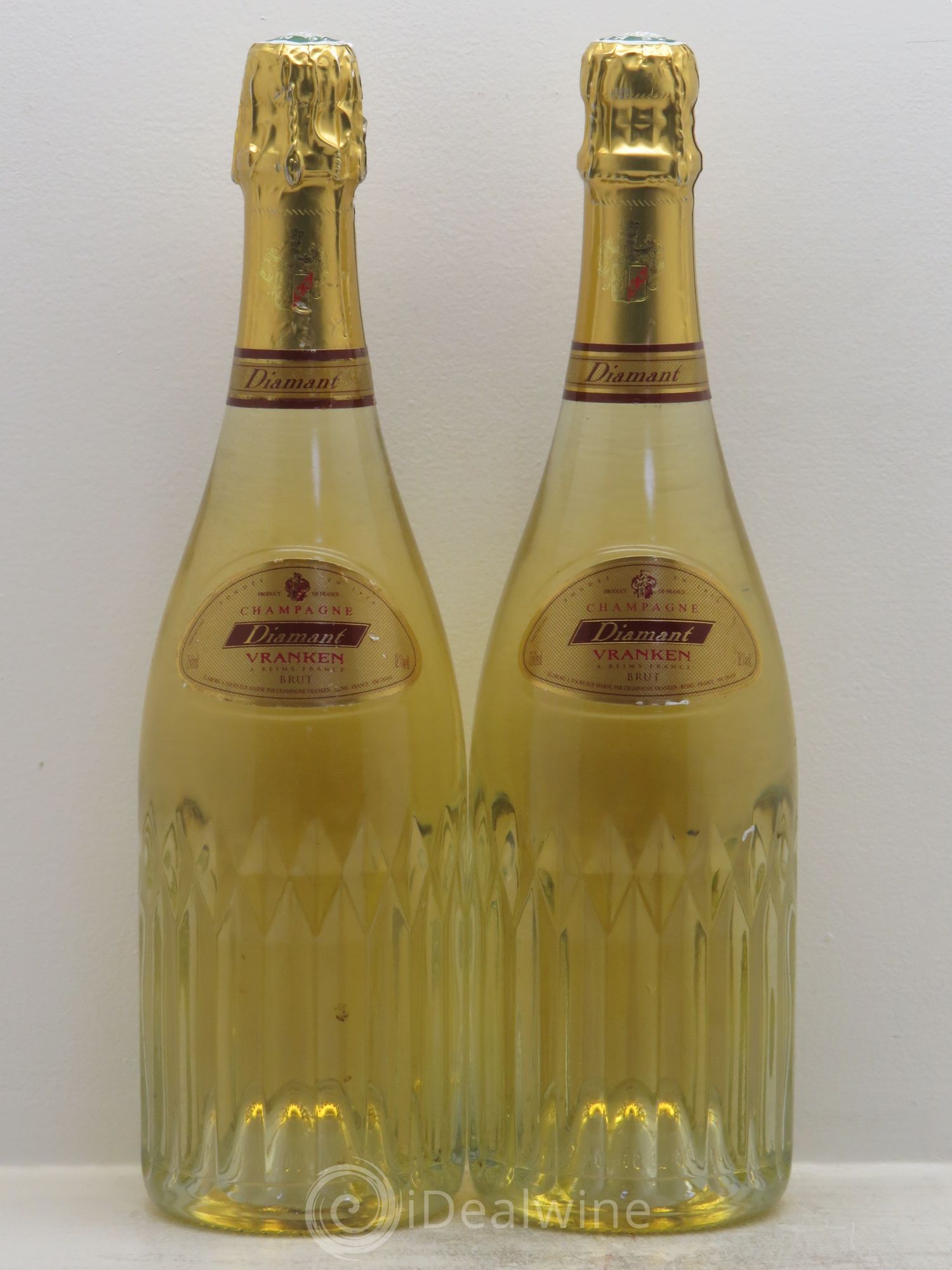 Champagne Vraken Cuvée Diamant - Posten von 2 Flaschen - 0