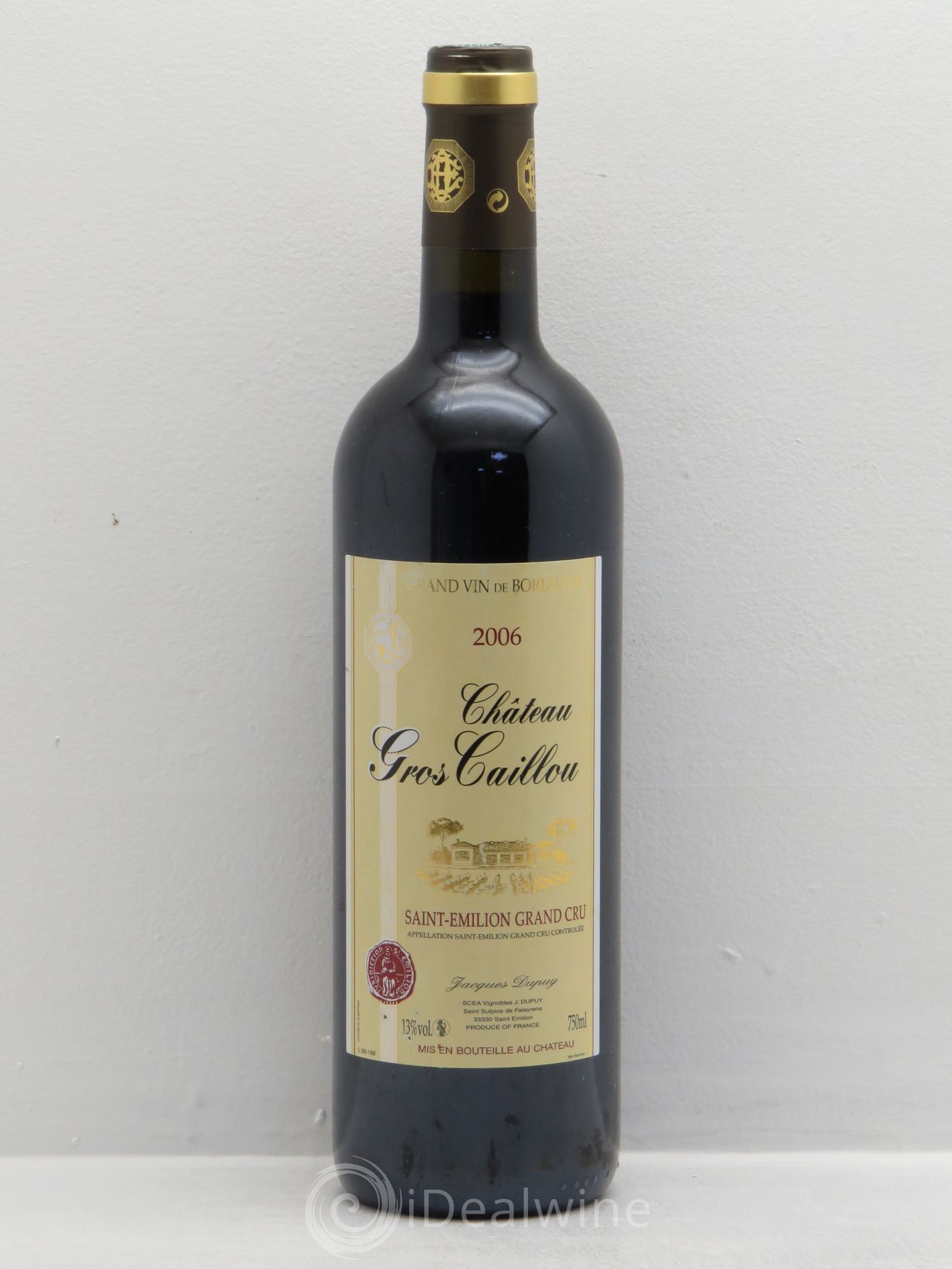 Saint-Émilion Château Gros Caillou 2006 - Posten von 6 Flaschen - 0