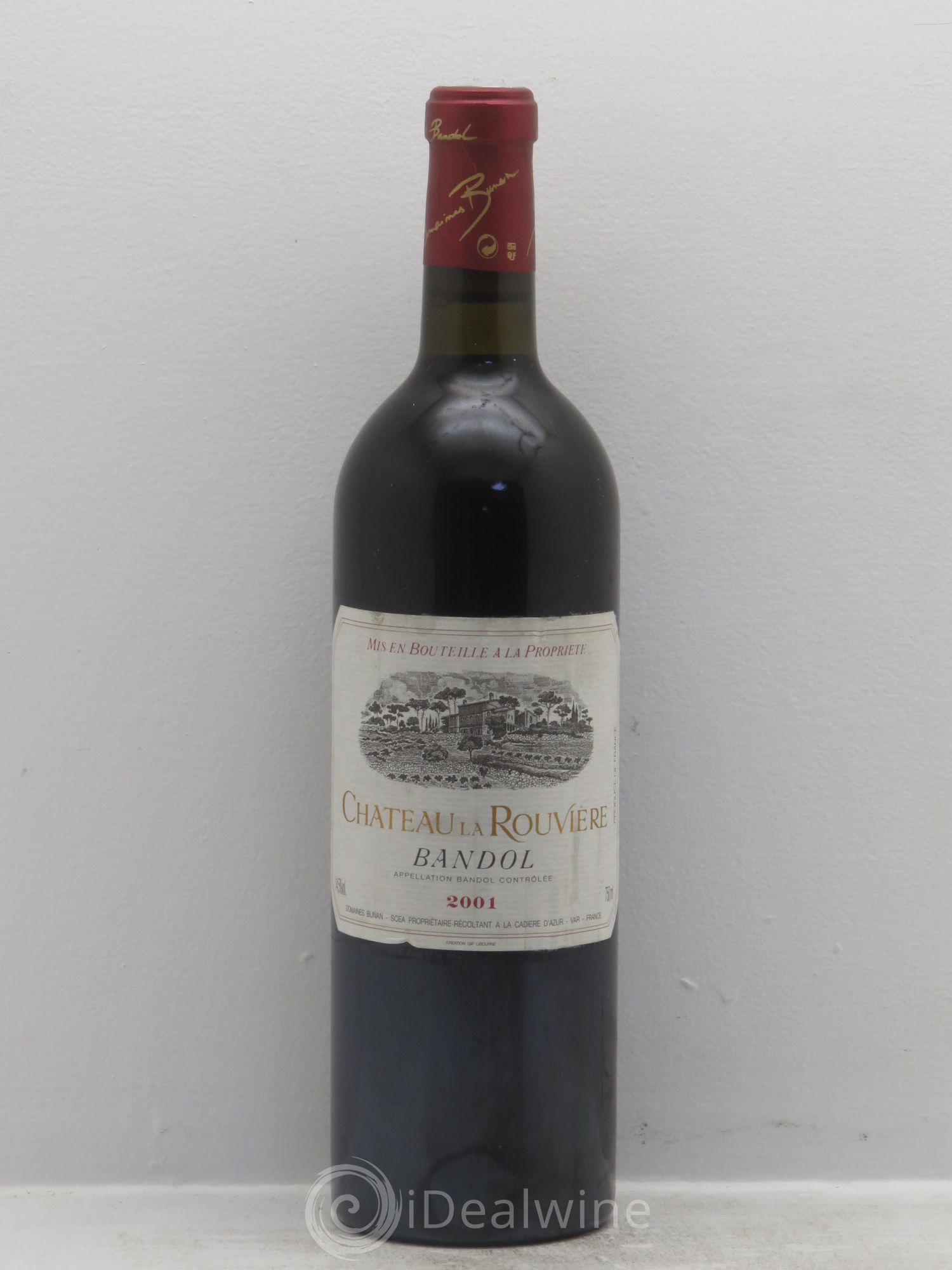Bandol Château La Rouvière - Domaine Bunan 2001 - Posten von 1 Flasche - 0