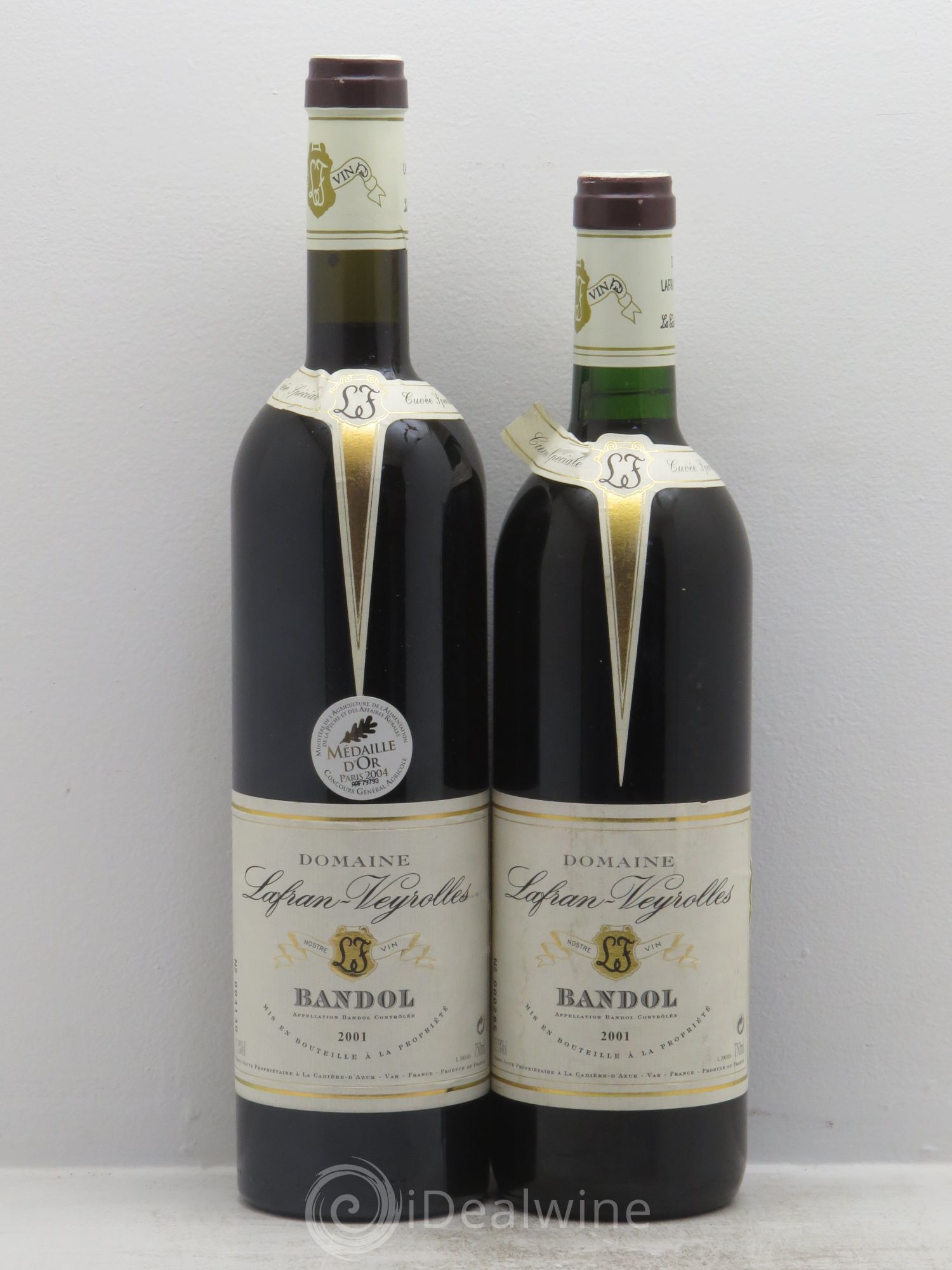 Bandol Cuvée spéciale Lafran-Veyrolles 2001 - Lot de 2 bouteilles - 0
