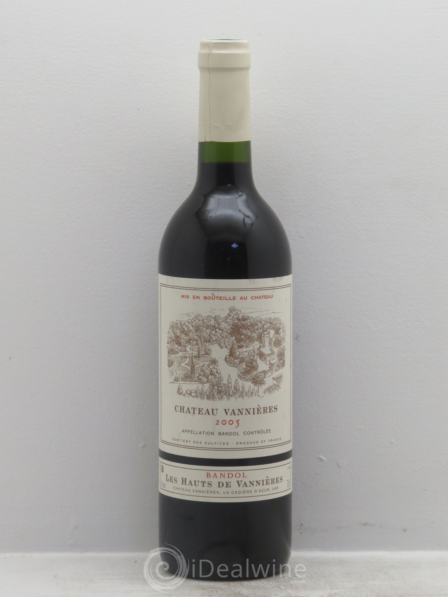 Bandol Château Vannières Éric et Charles-Éric Boisseaux 2005 - Lot de 1 bouteille - 0